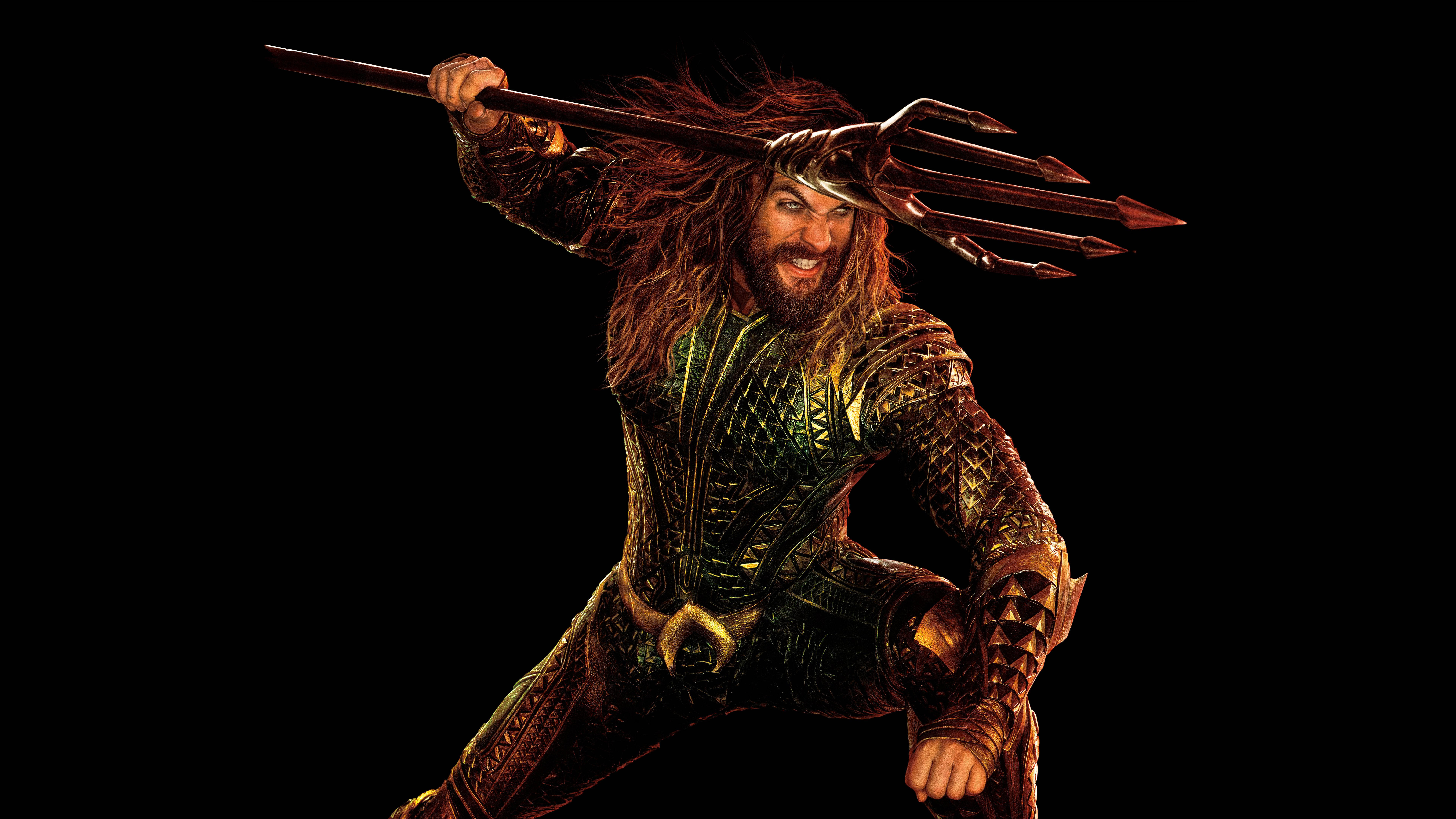 Aquaman Preparándose para la Batalla Fondos de pantalla