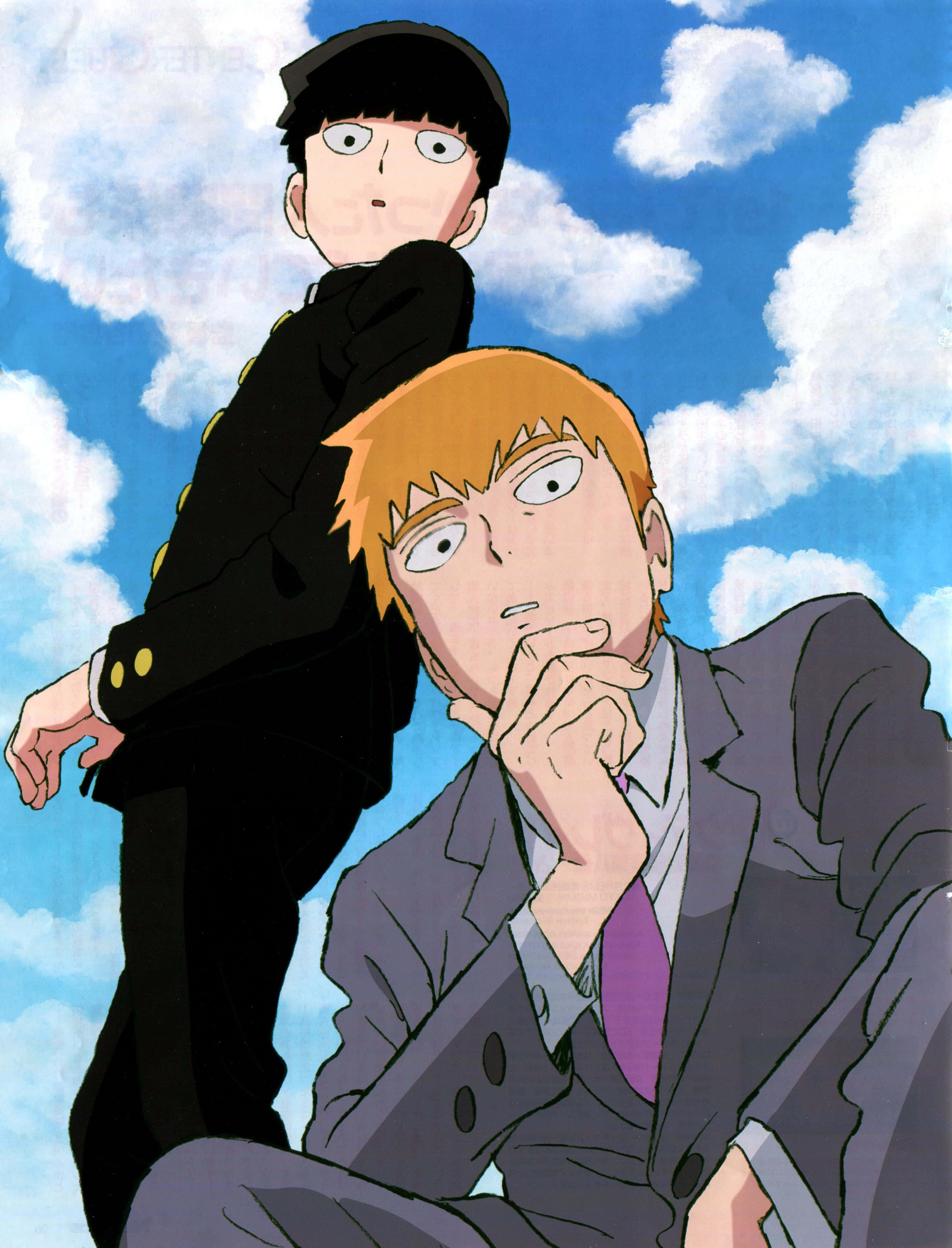 Arataka Reigen demostrando su poder psíquico en acción Fondos de pantalla