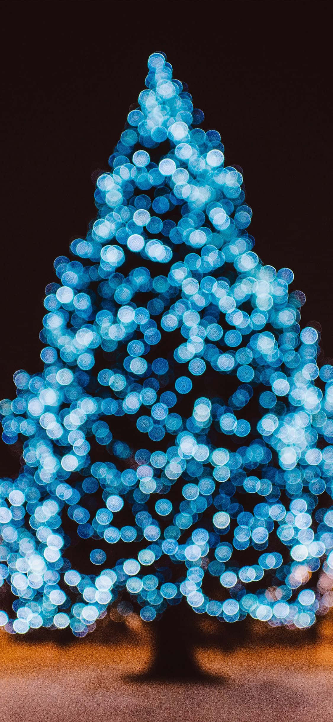 Árbol de Navidad azul brillante Fondos de pantalla