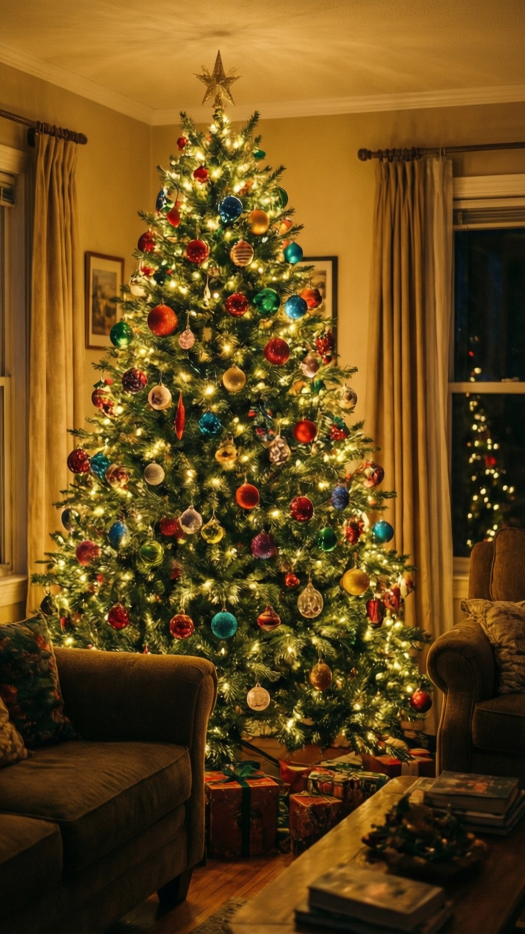 Árbol de Navidad Brillante Fondos de pantalla