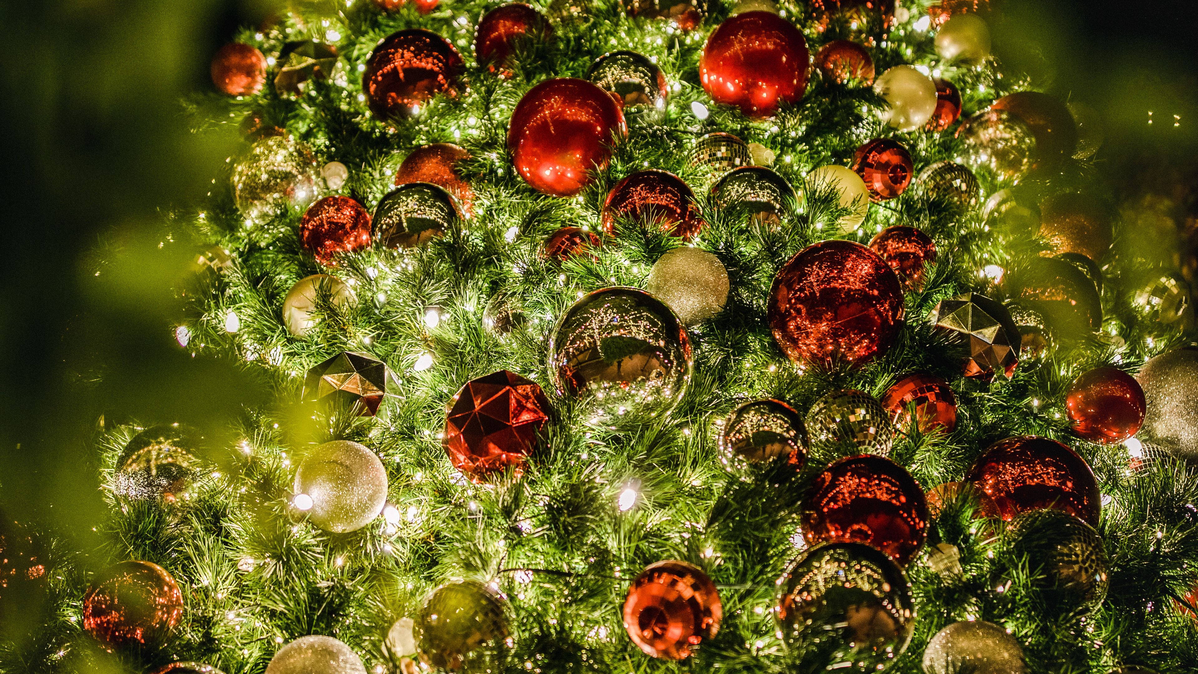 Árbol de Navidad Cool en Primer Plano para Escritorio Fondos de pantalla