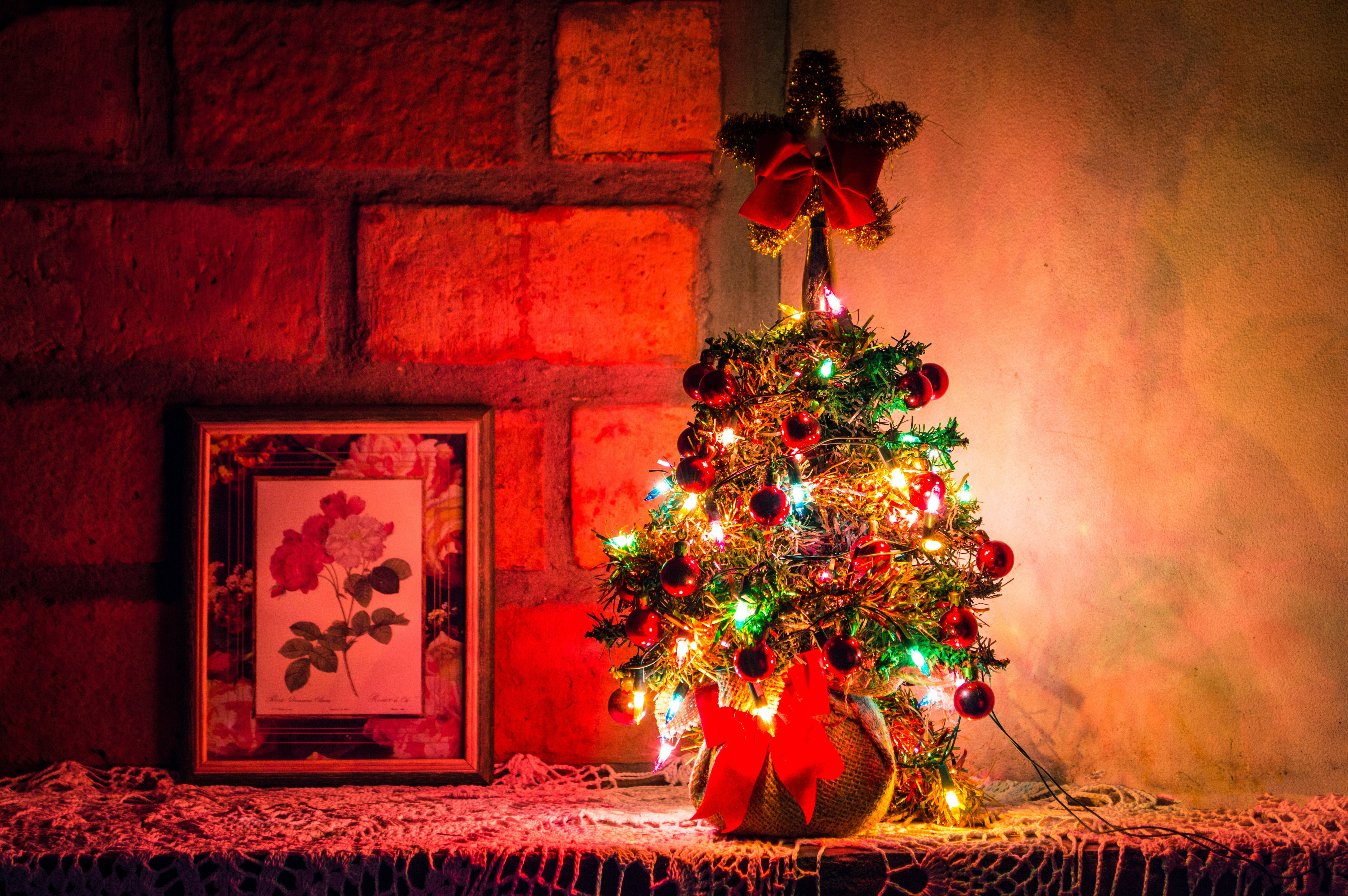 Árbol de Navidad Mini de Alta Resolución Fondos de pantalla