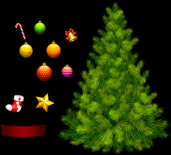 Árbol de Navidad sin adornos y decoraciones Fondos de pantalla