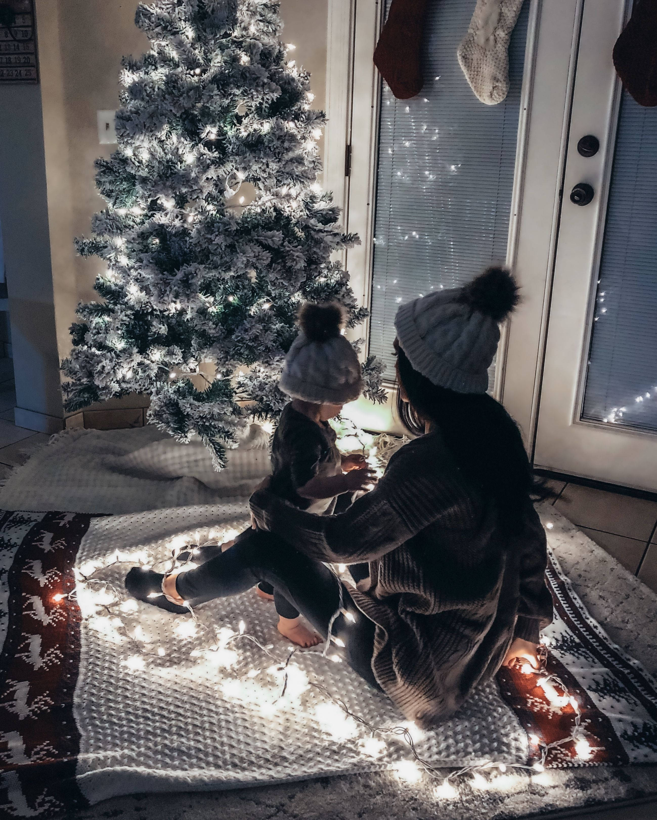 Árbol Navideño Acogedor y Estético Fondos de pantalla