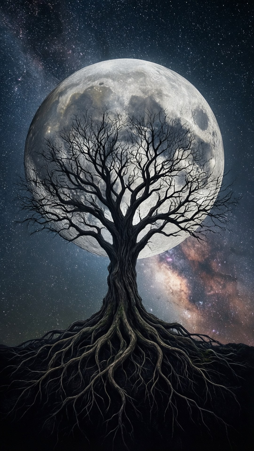 Árbol Raíz Luna Fondos de pantalla