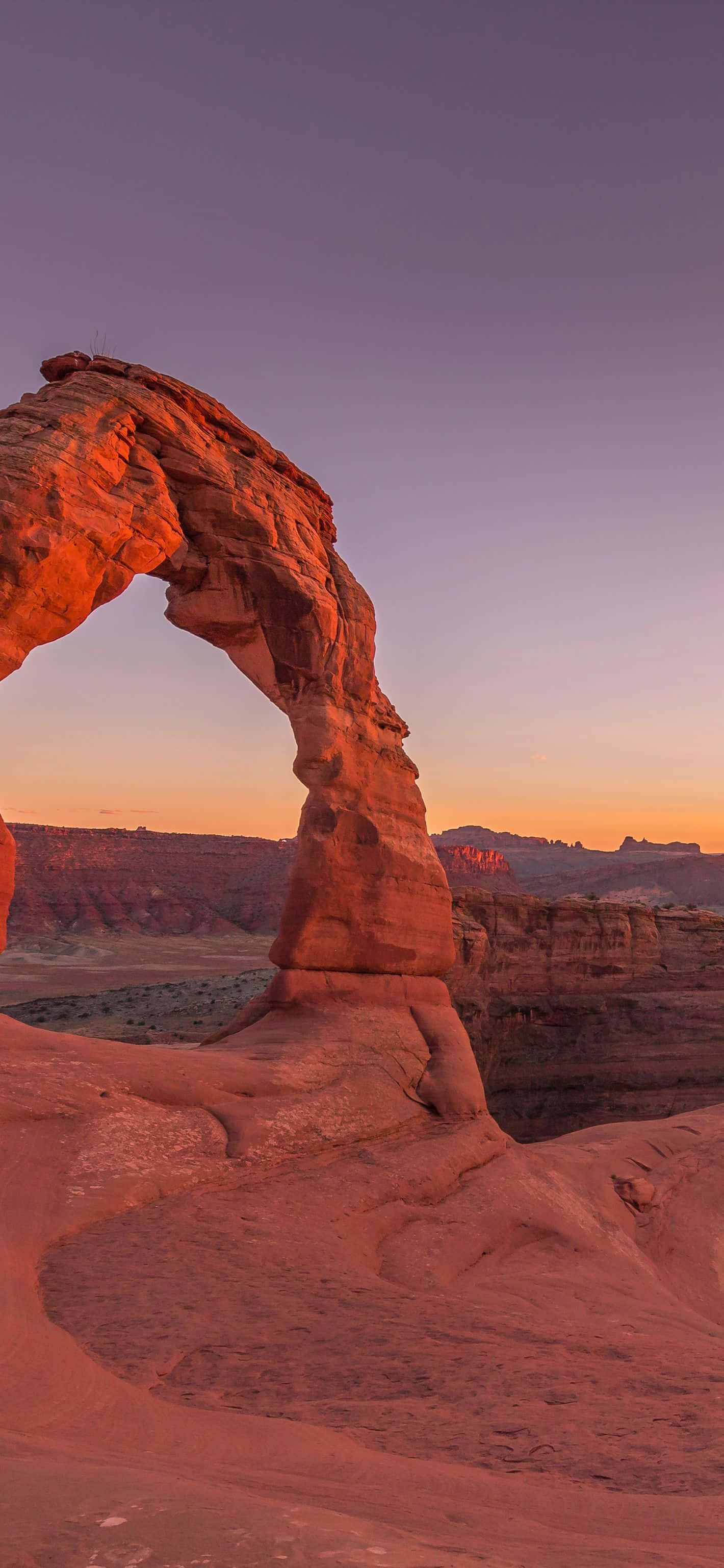 Arco Delicado al atardecer Fondos de pantalla