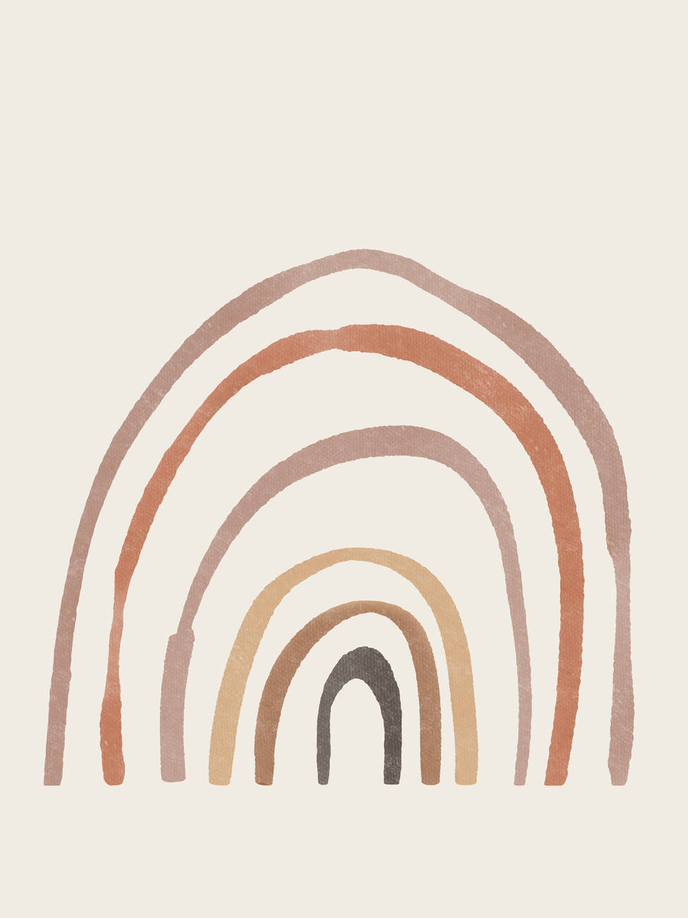Arcoíris Boho con Líneas Irregulares Fondos de pantalla