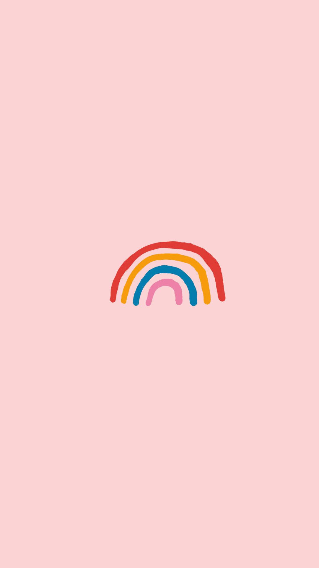 Arcoíris en rosa estético Fondos de pantalla