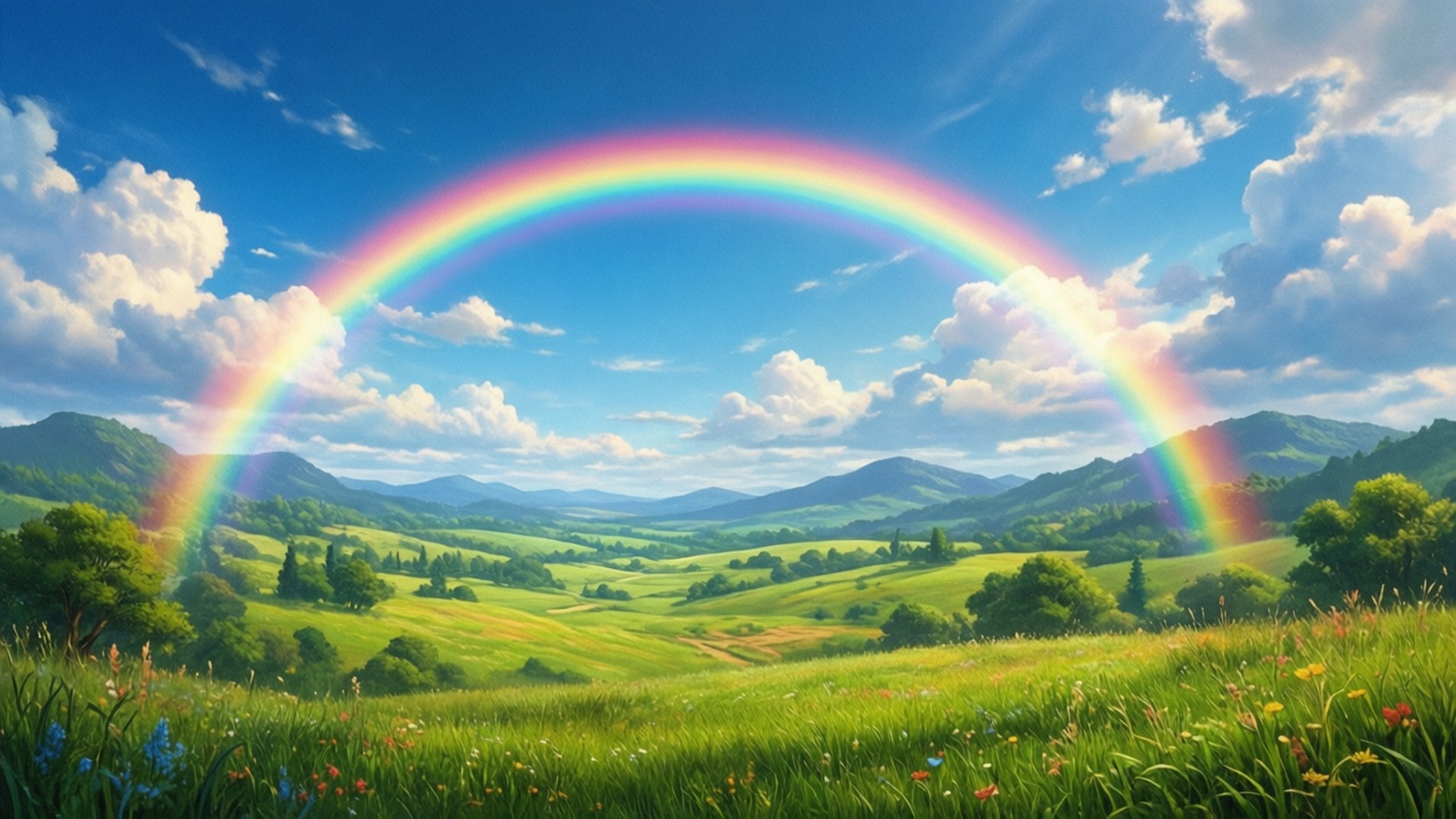 Arcoíris sobre Hyrule Fondos de pantalla
