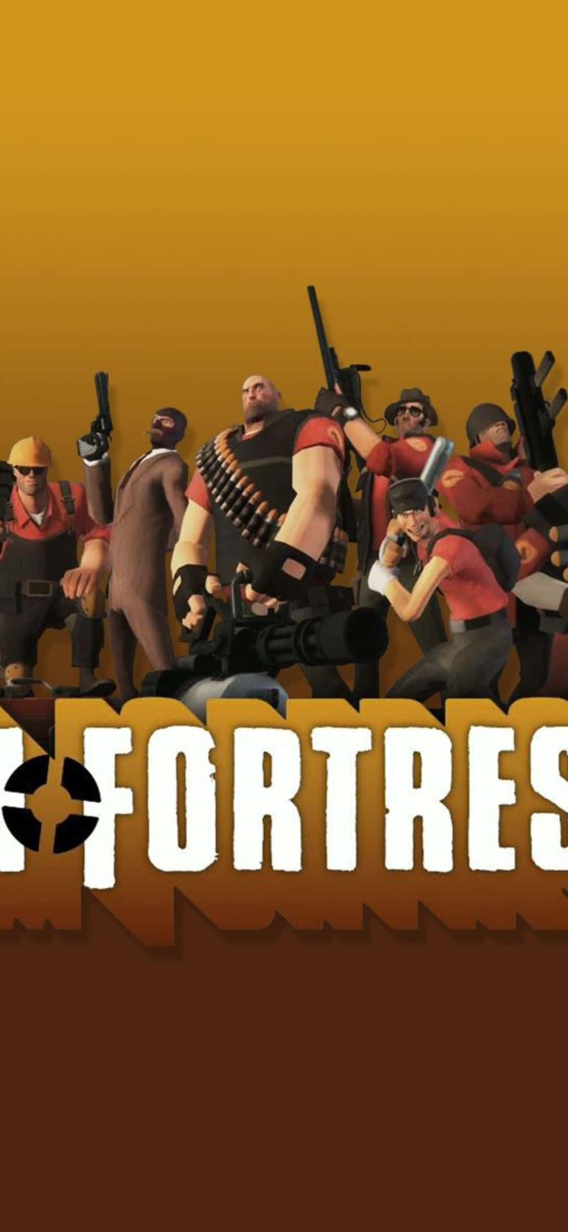 Armamento de Team Fortress 2 en Fondo para iPhone Xs Fondos de pantalla