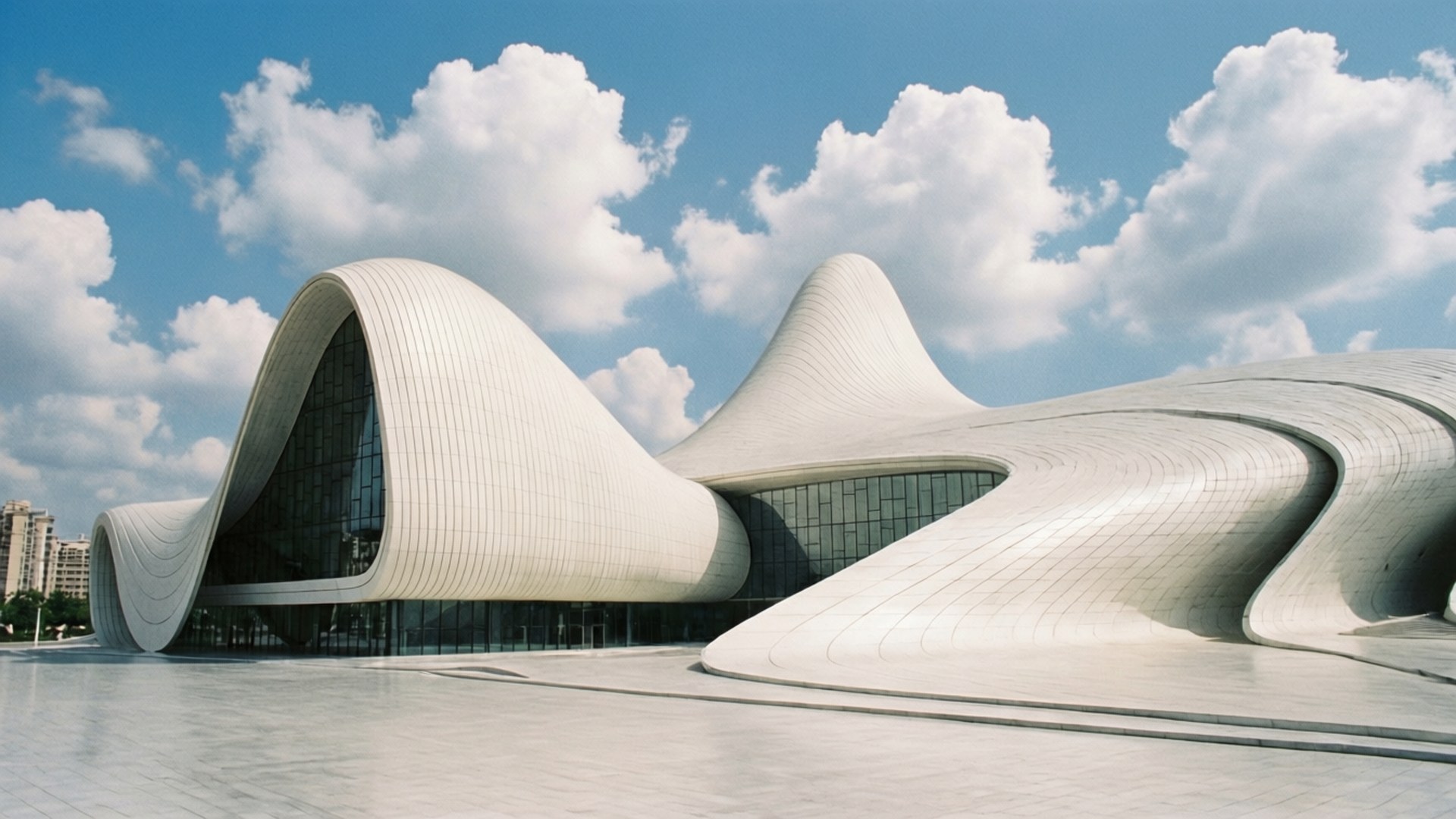 Arquitectura Blanca Curva Fondos de pantalla