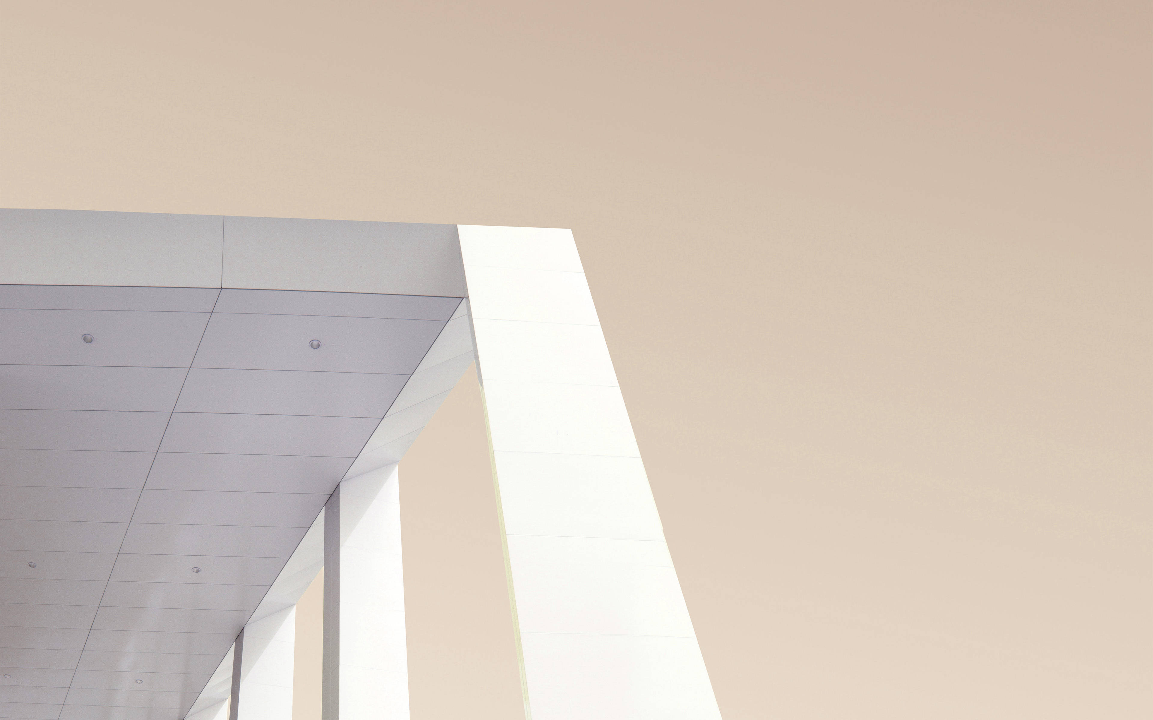 Arquitectura estética beige para laptop Fondos de pantalla
