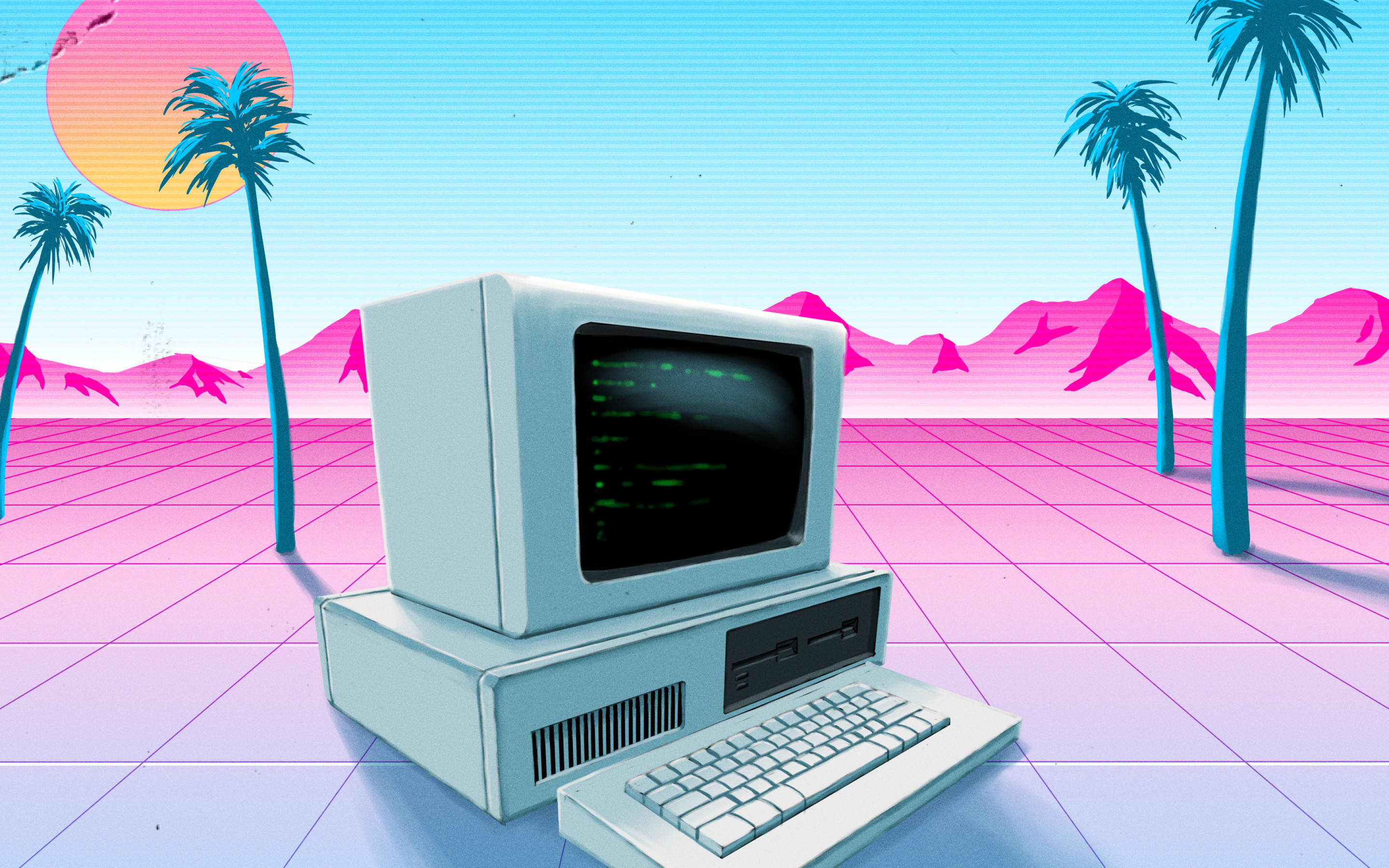 Arte 3D Estético de Computadora MacBook Fondos de pantalla