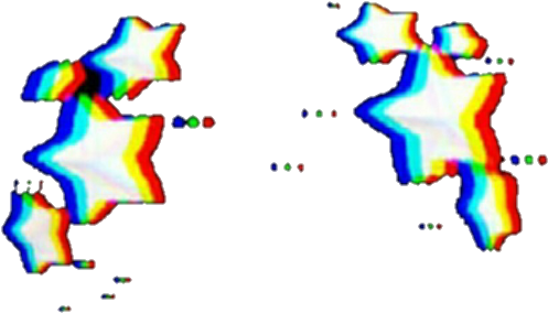 Arte abstracto de estrellas arcoíris Fondos de pantalla
