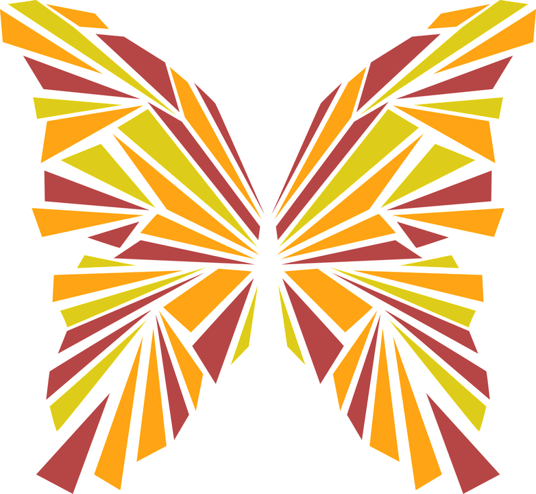 Arte Abstracto de Mariposa Fondos de pantalla