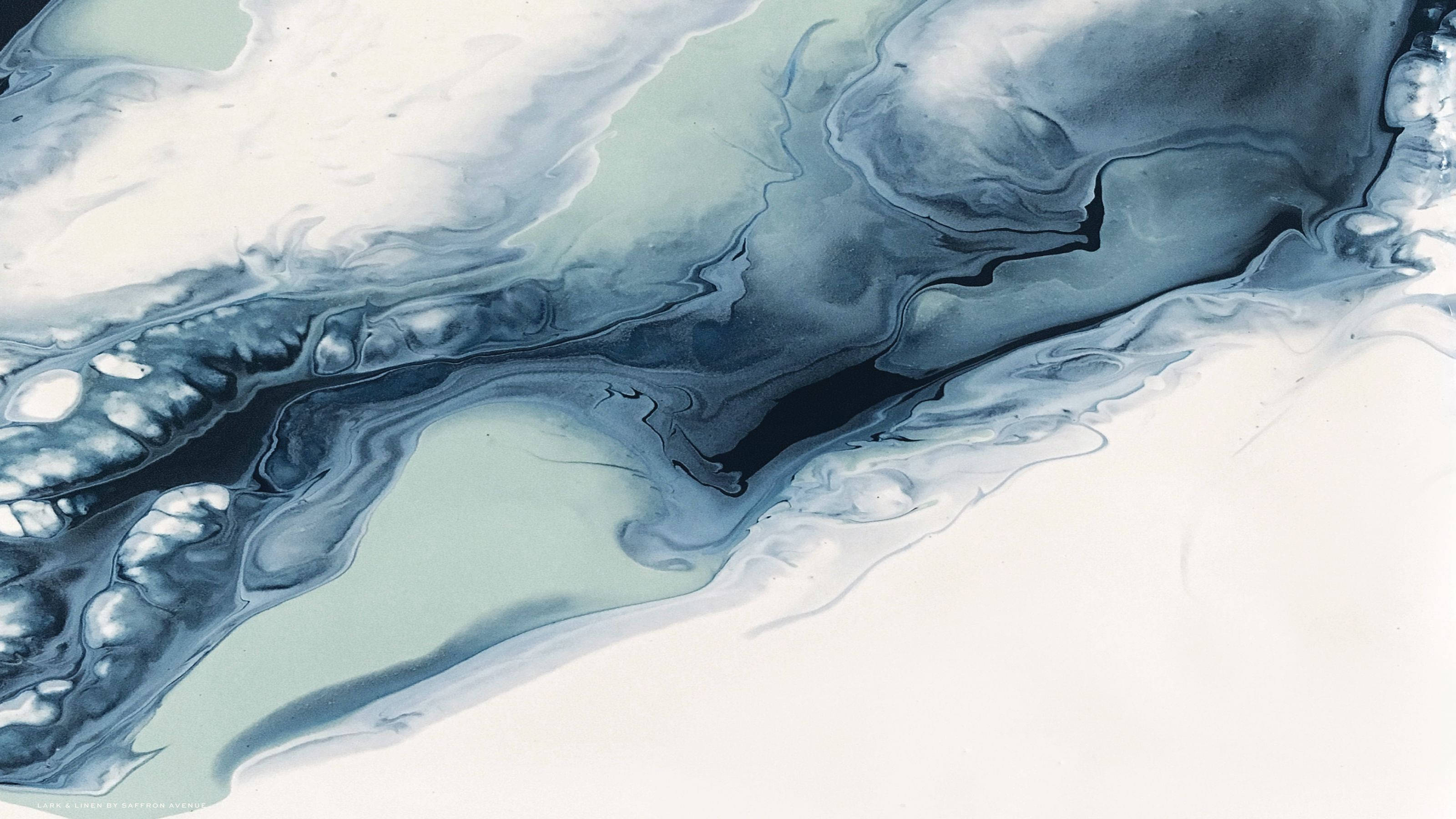 Arte Abstracto Fluido Azul para Fondo de Mármol Fondos de pantalla