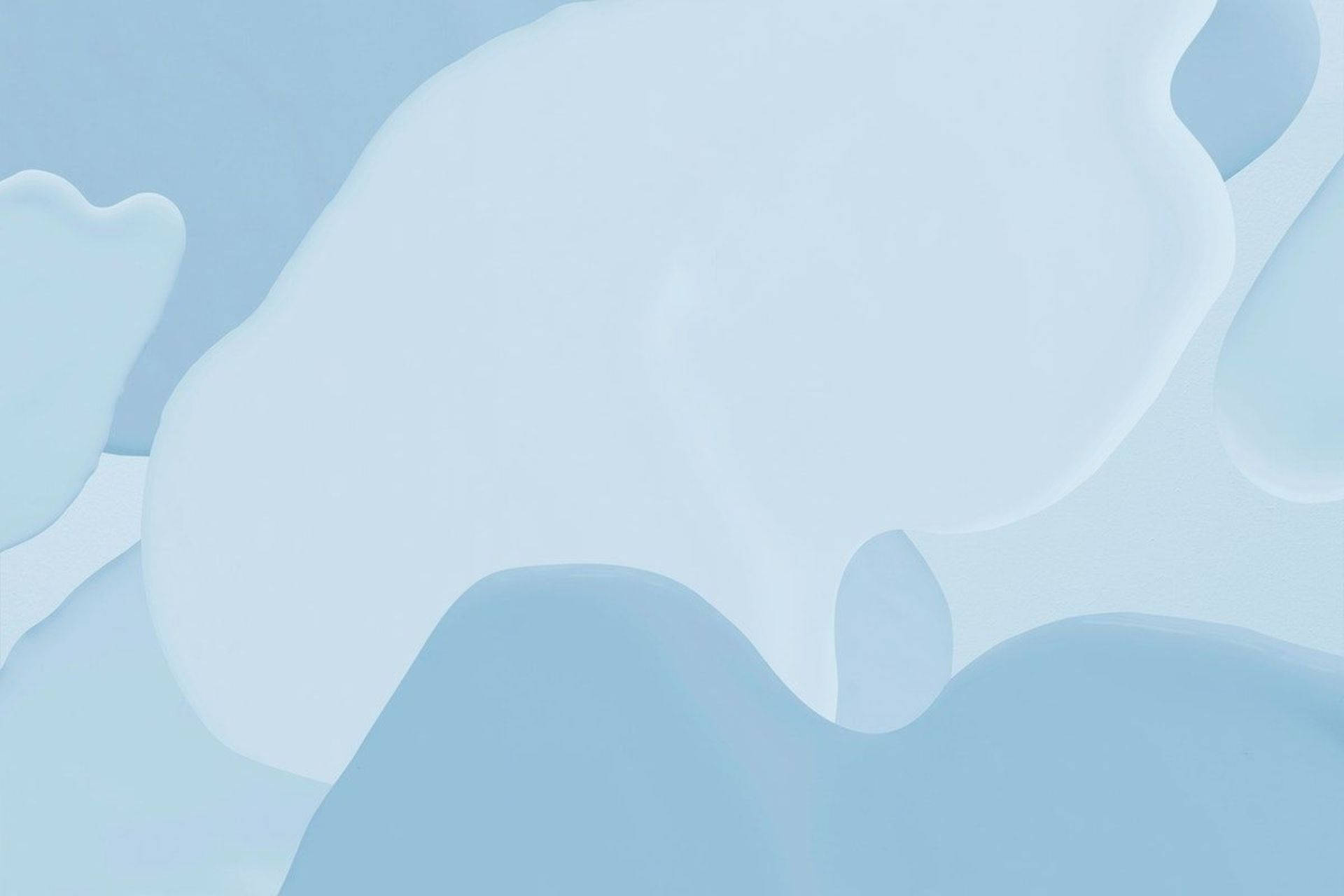 Arte abstracto simple de manchas azules estéticas Fondos de pantalla