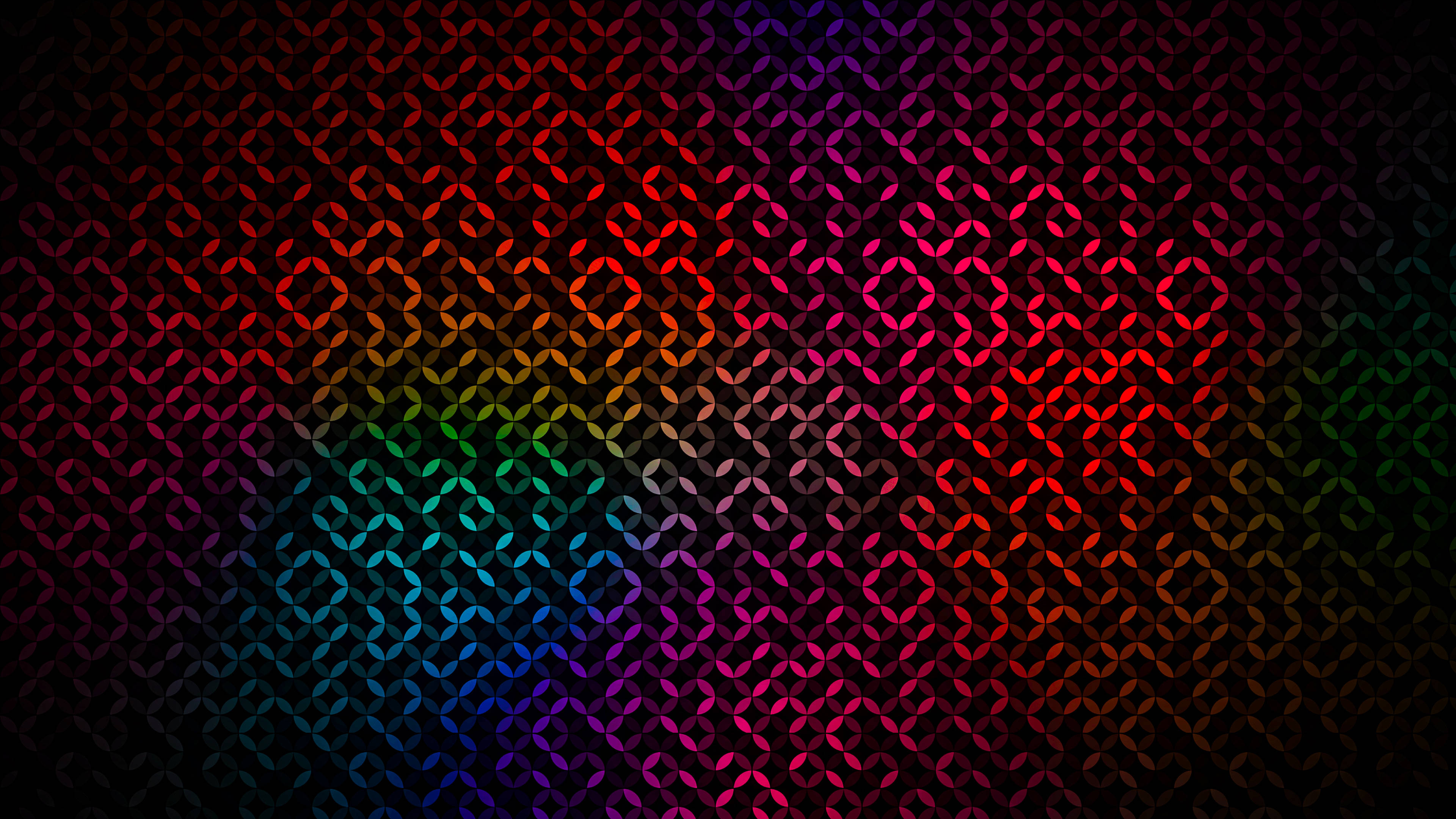 Arte abstracto vibrante en tonos fríos Fondos de pantalla