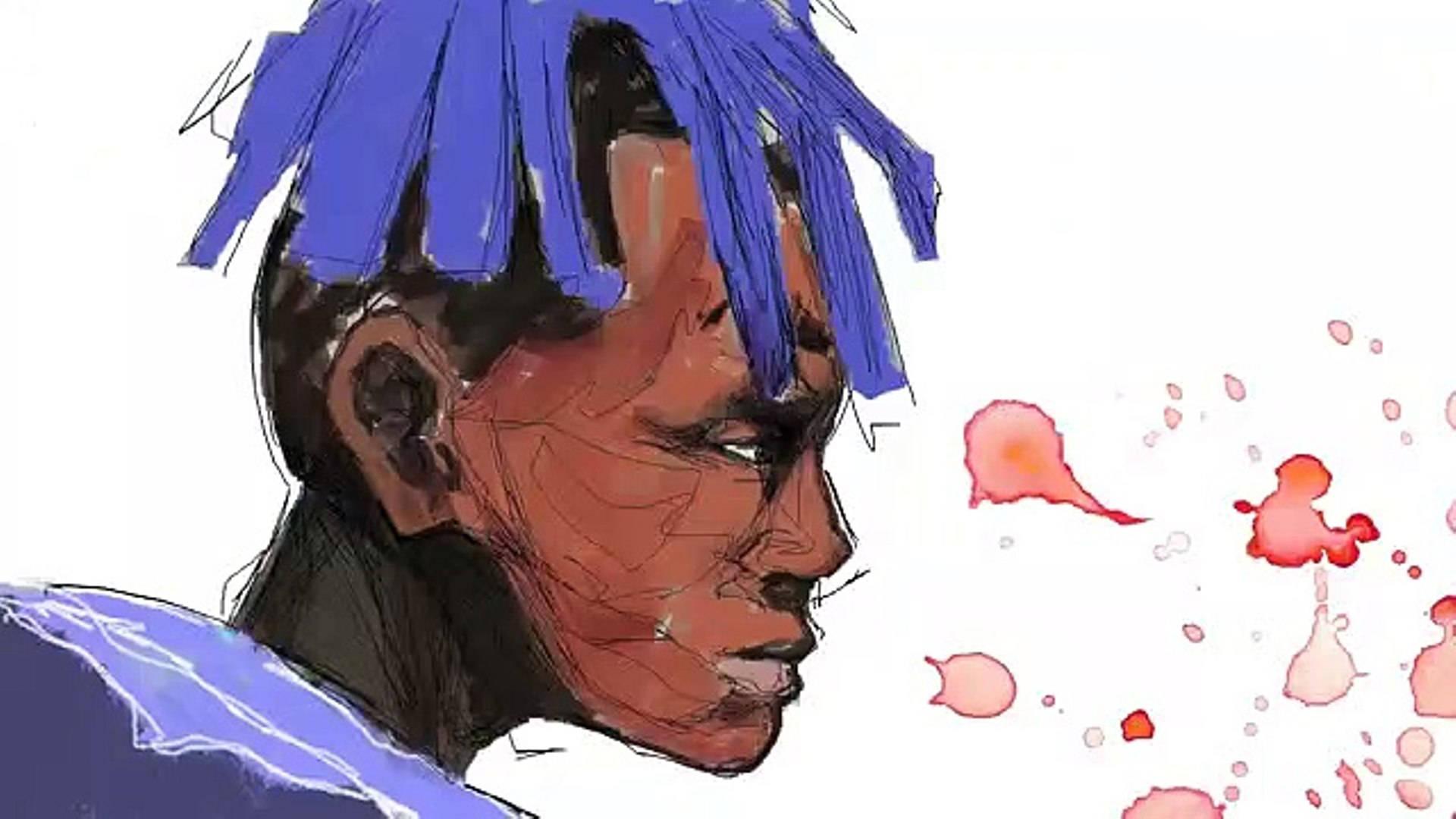 Arte Acuarela Anime de Xxxtentacion Fondos de pantalla