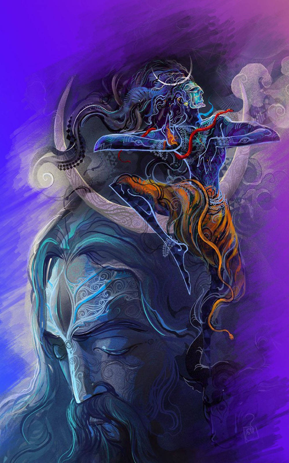 Arte Aghori Shiva Fondos de pantalla