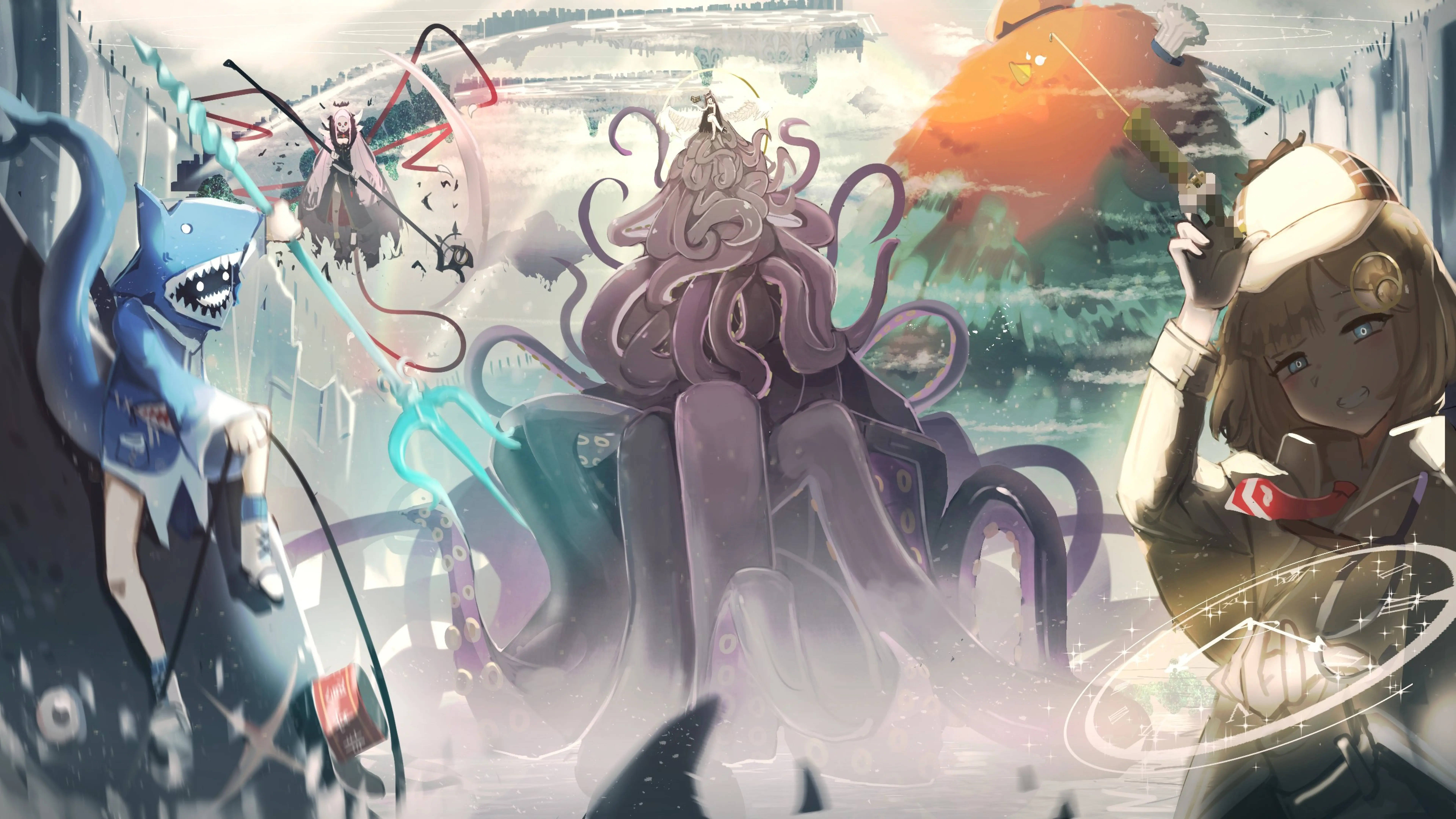 Arte Anime 8K de HoloMyth Fondos de pantalla