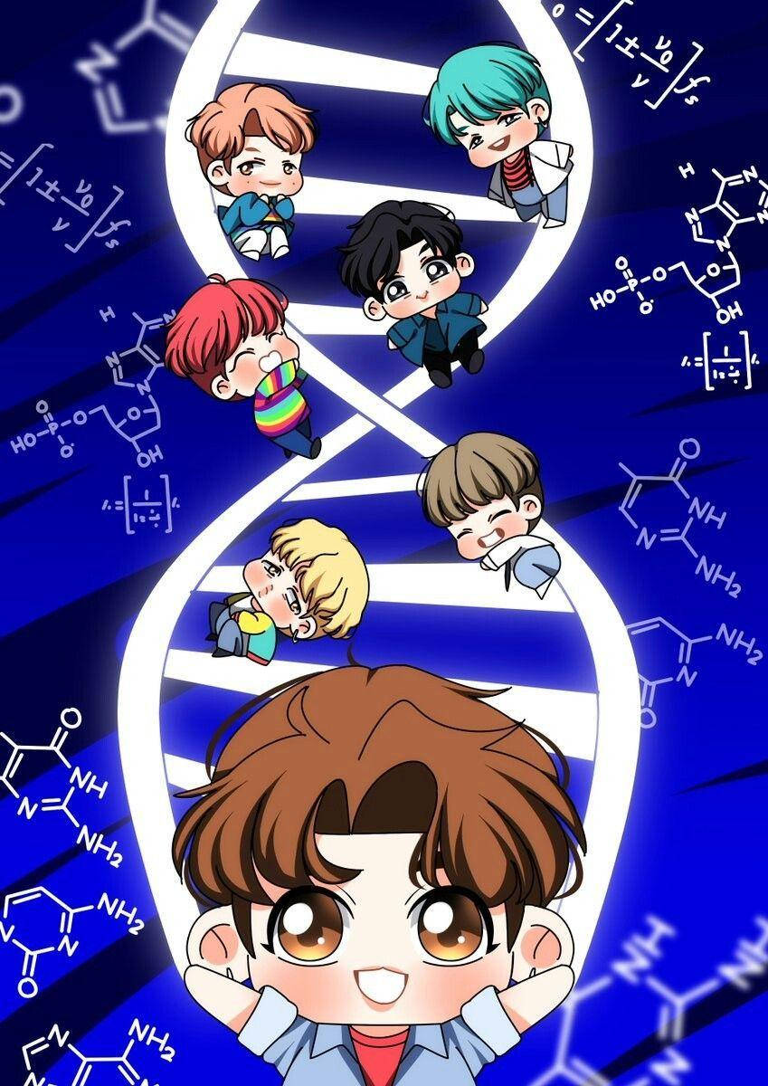 Arte Anime de BTS DNA Fondos de pantalla
