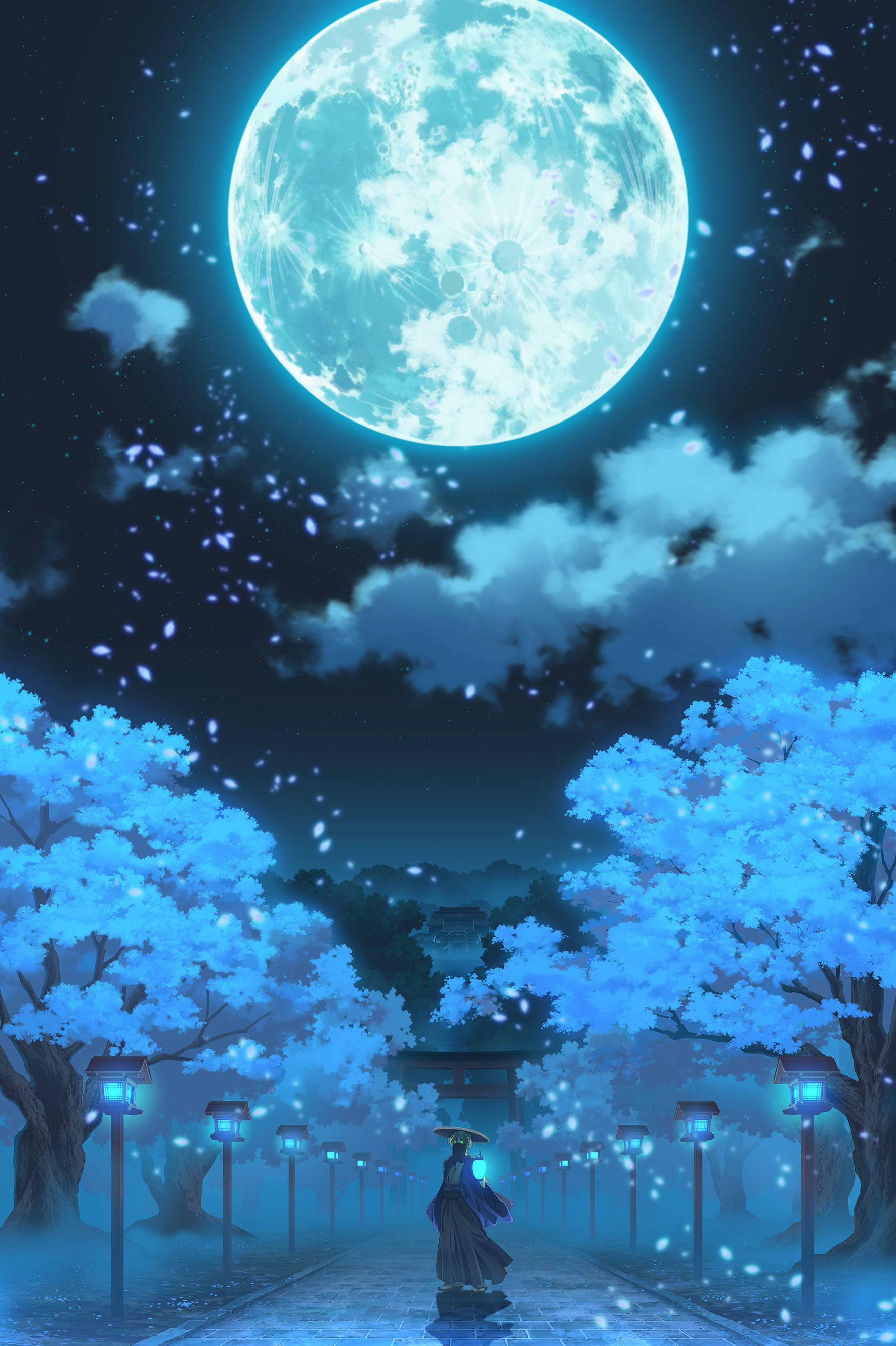 Arte Anime de Luna Galáctica Fondos de pantalla