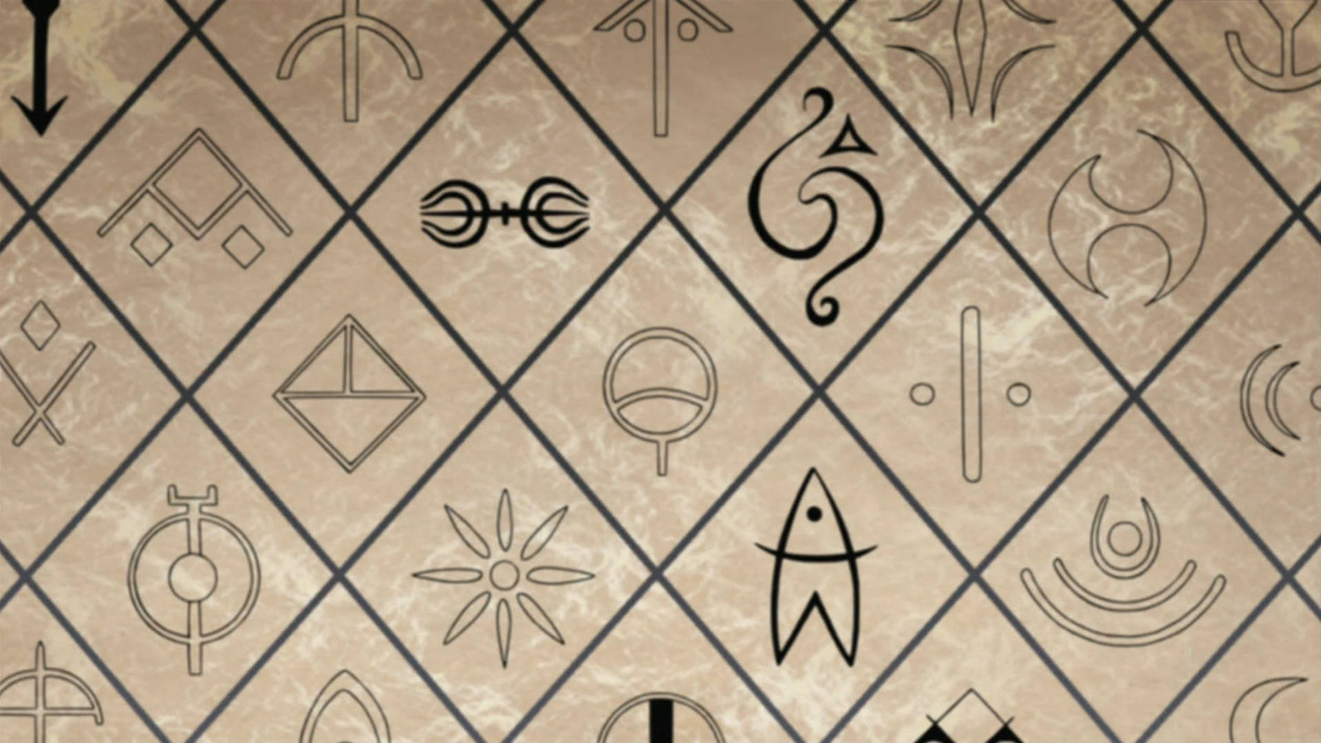 Arte antiguo del símbolo de Naruto Fondos de pantalla
