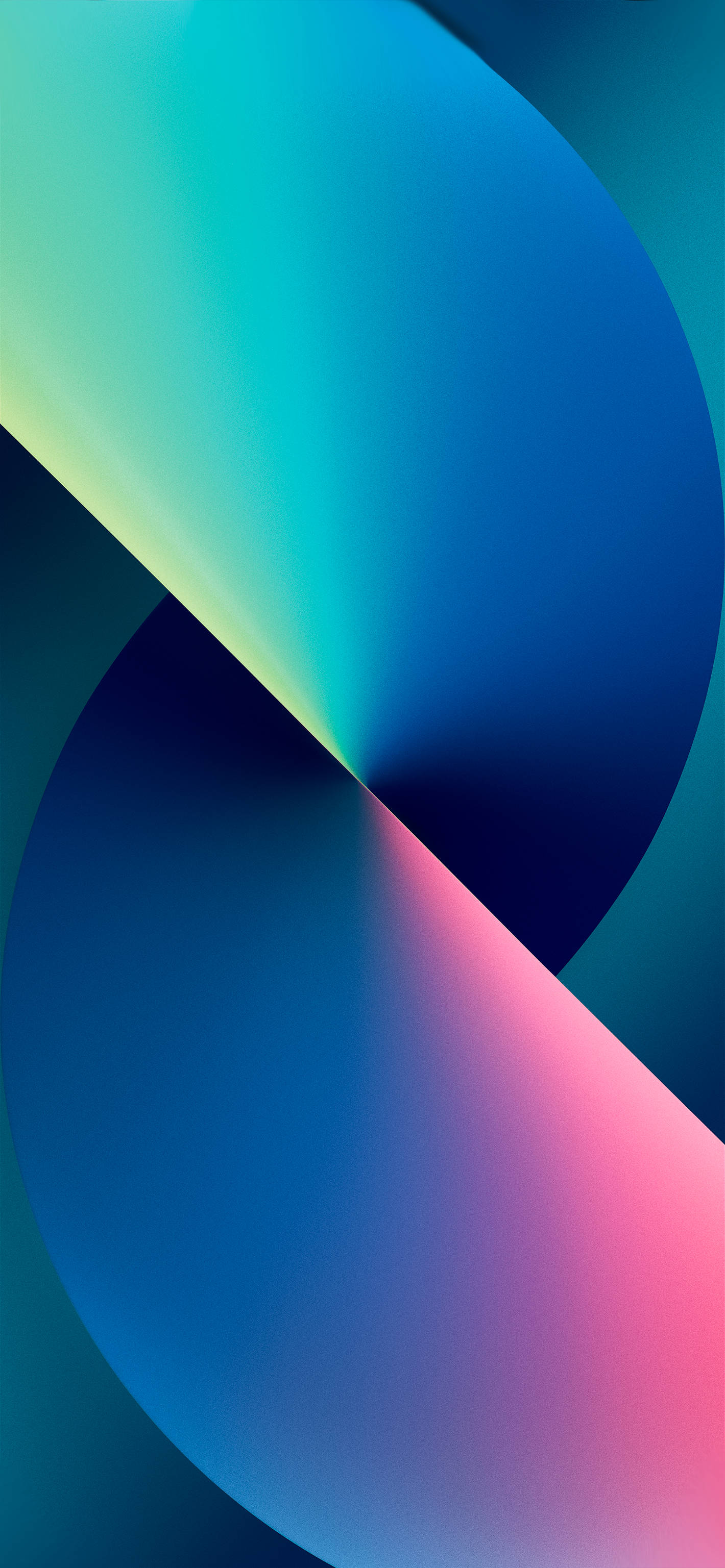 Arte Azul Rosa iPhone 13 Pro Fondos de pantalla