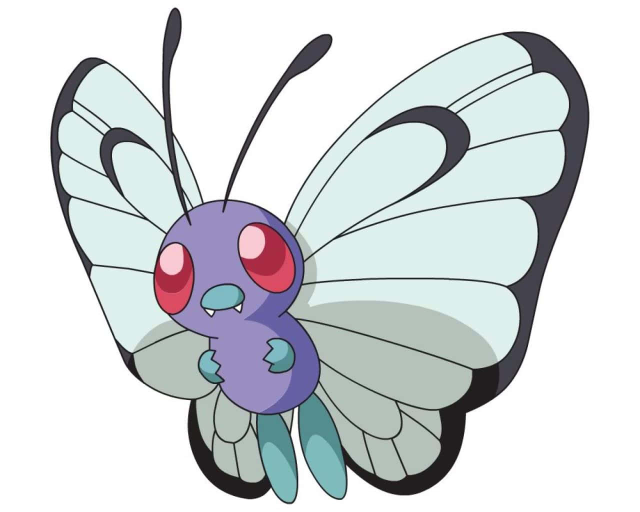 Arte Blanco de Butterfree Fondos de pantalla