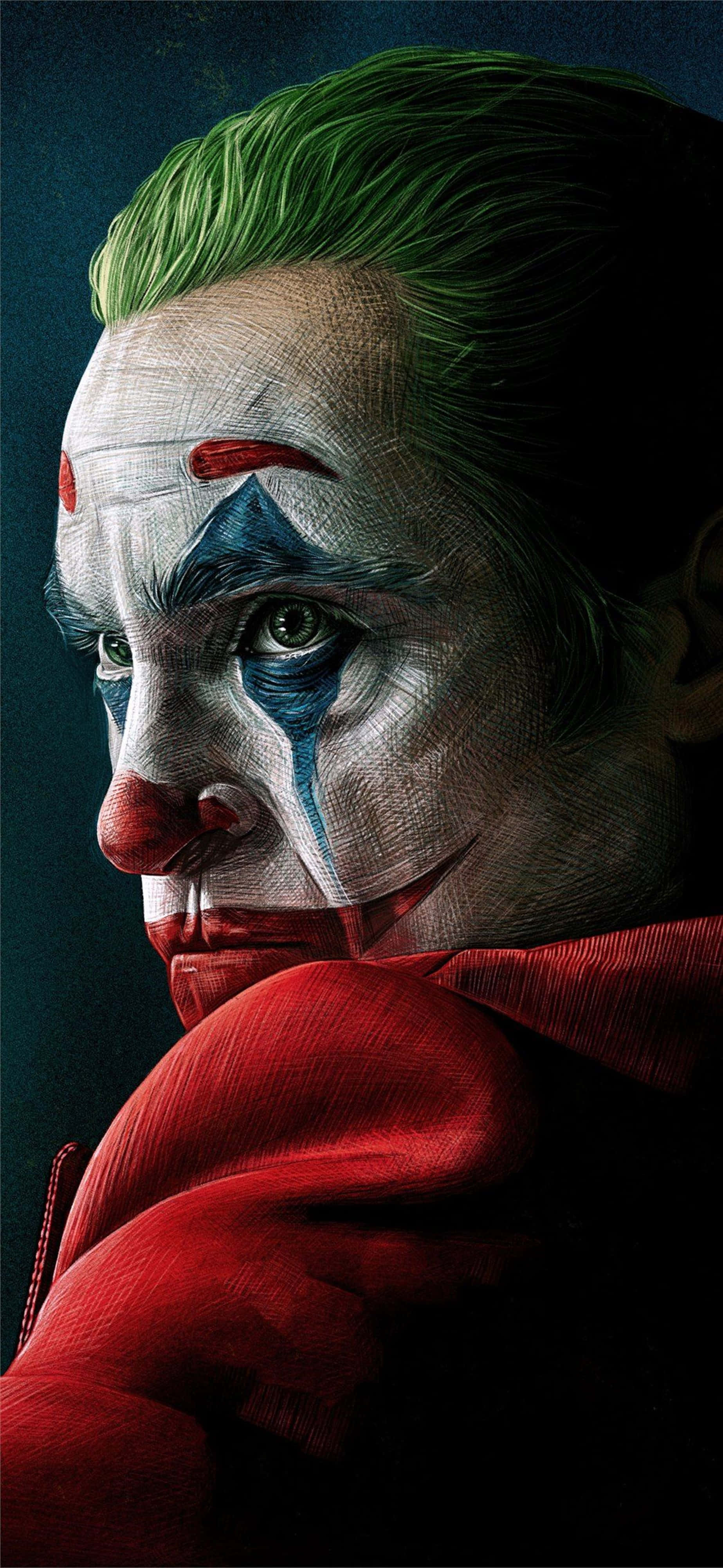 Arte cautivador del Joker en resolución 4K para fondo de pantalla de celular Fondos de pantalla