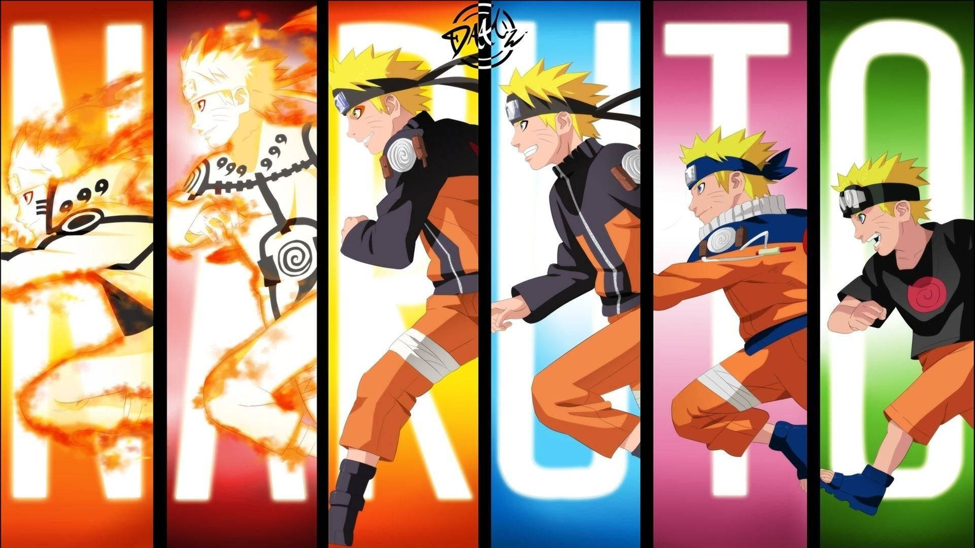 Arte Collage Genial de Naruto Fondos de pantalla