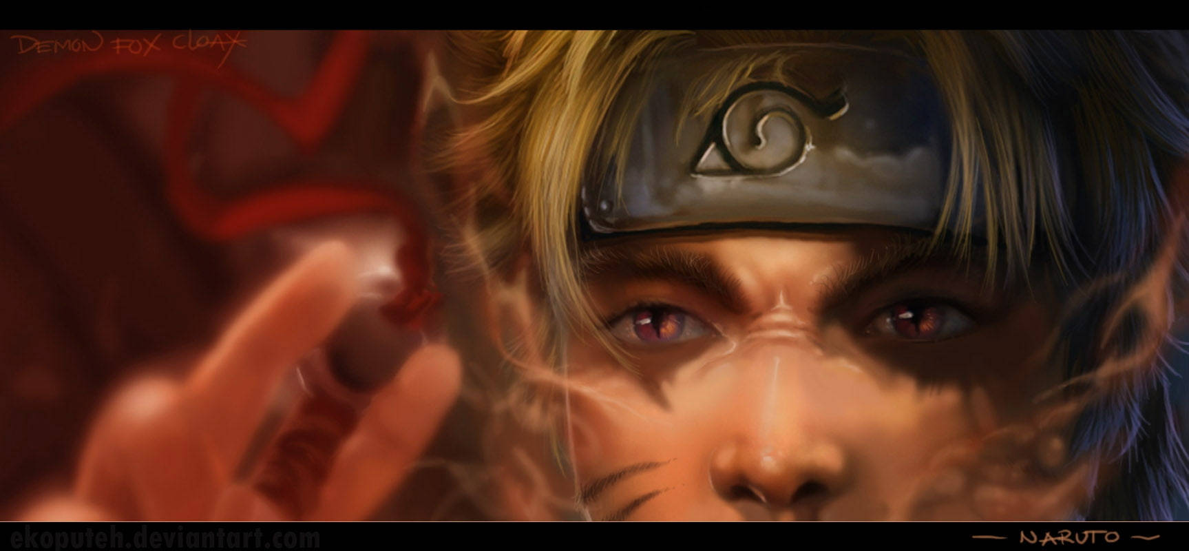 Arte conceptual de Naruto en acción real