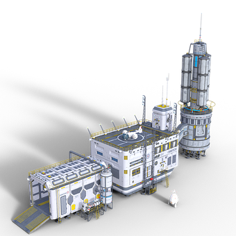 Arte conceptual de base lunar Fondos de pantalla