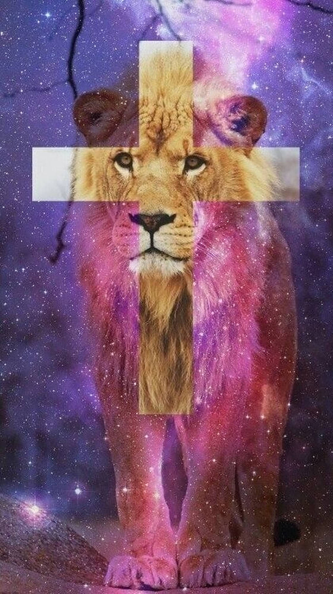 Arte Cruz Galaxia León Fondos de pantalla