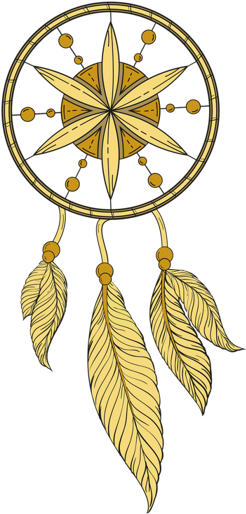 Arte de Atrapasueños Dorado Fondos de pantalla