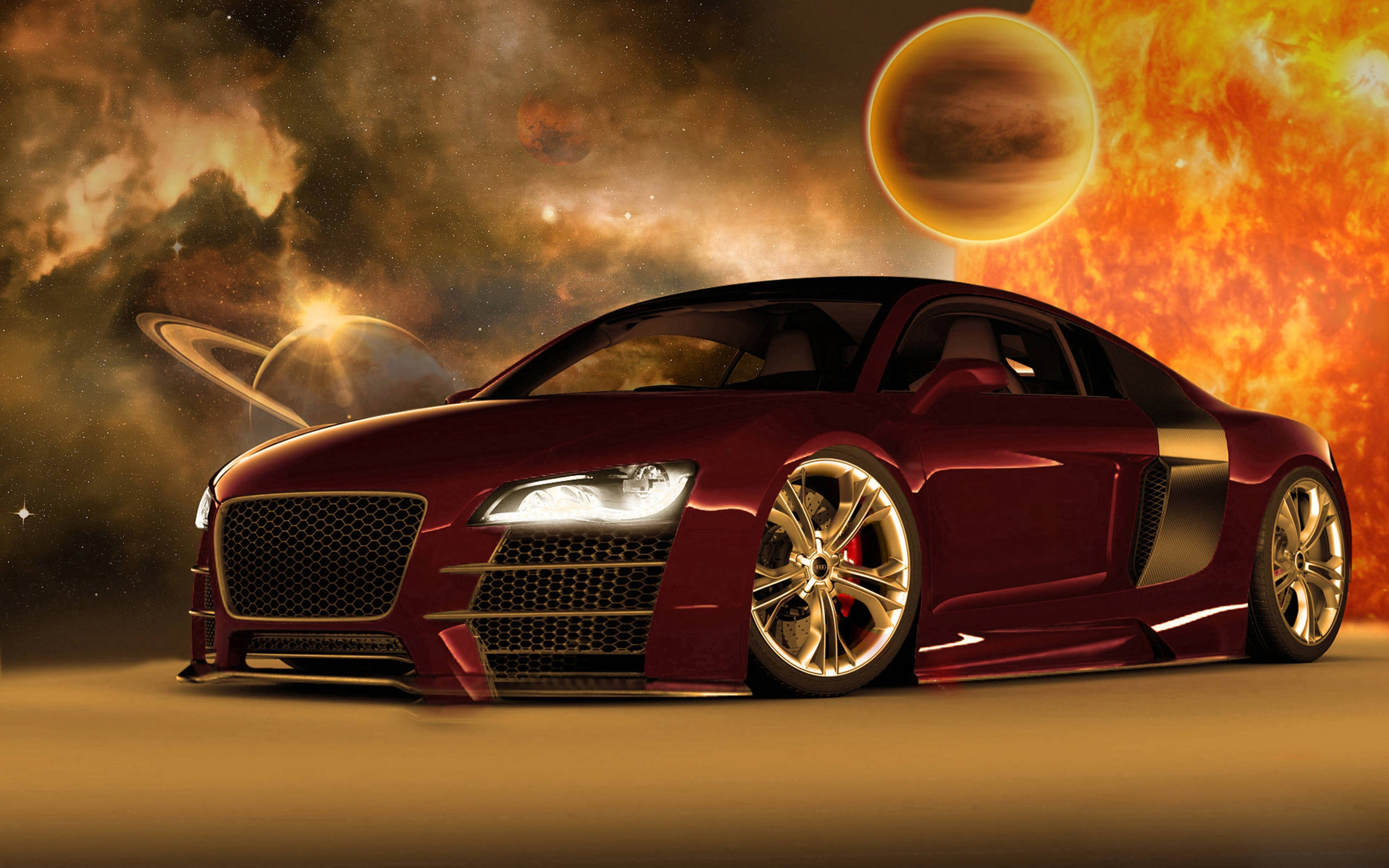 Arte de Auto Rojo Cool Audi Fondos de pantalla