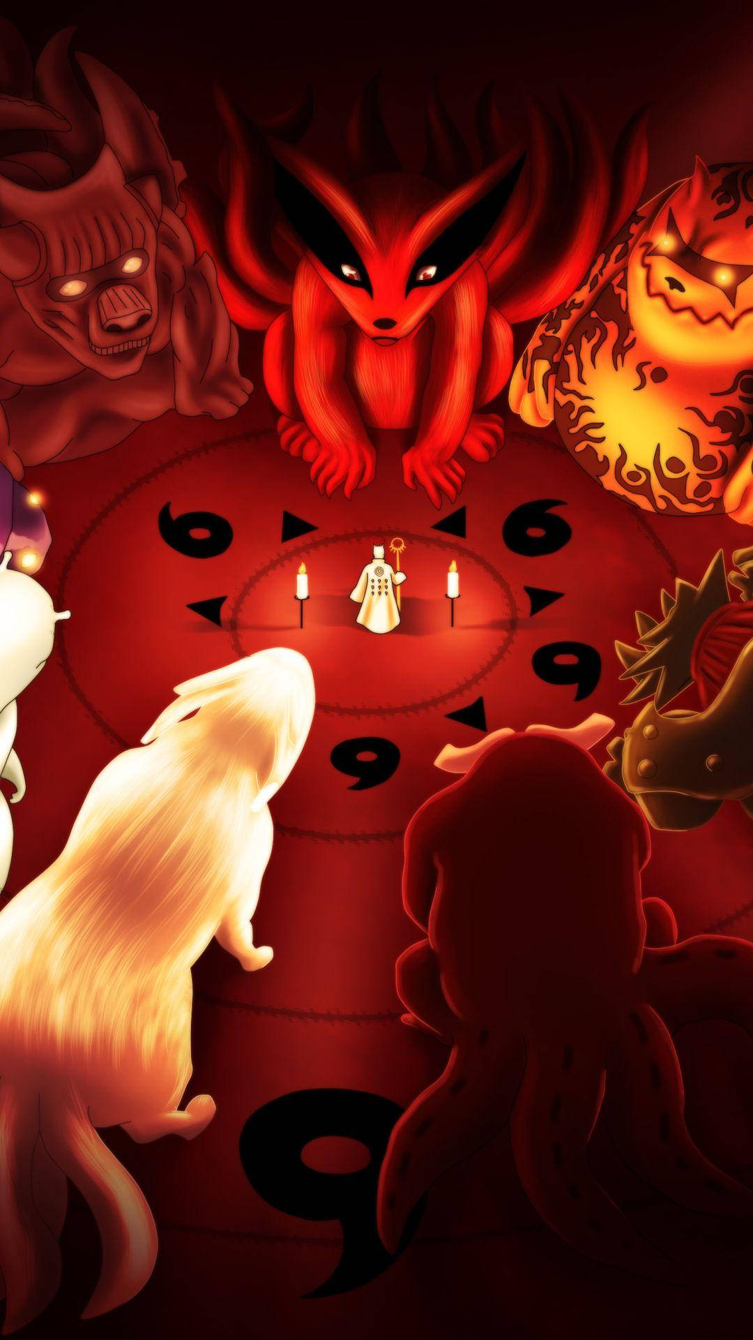 Arte de Bestias Naruto Phone Fondos de pantalla