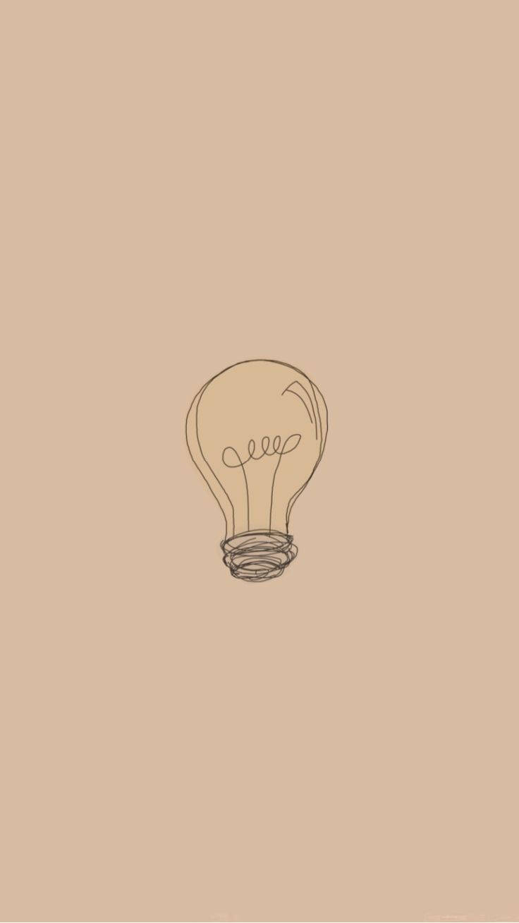 Arte de bombilla neutra para iPhone Fondos de pantalla