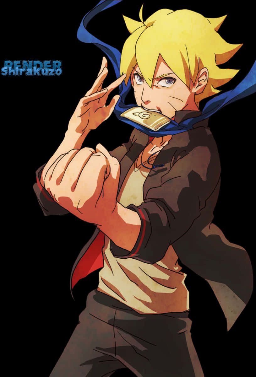 Arte de Boruto Uzumaki de Anime Fondos de pantalla