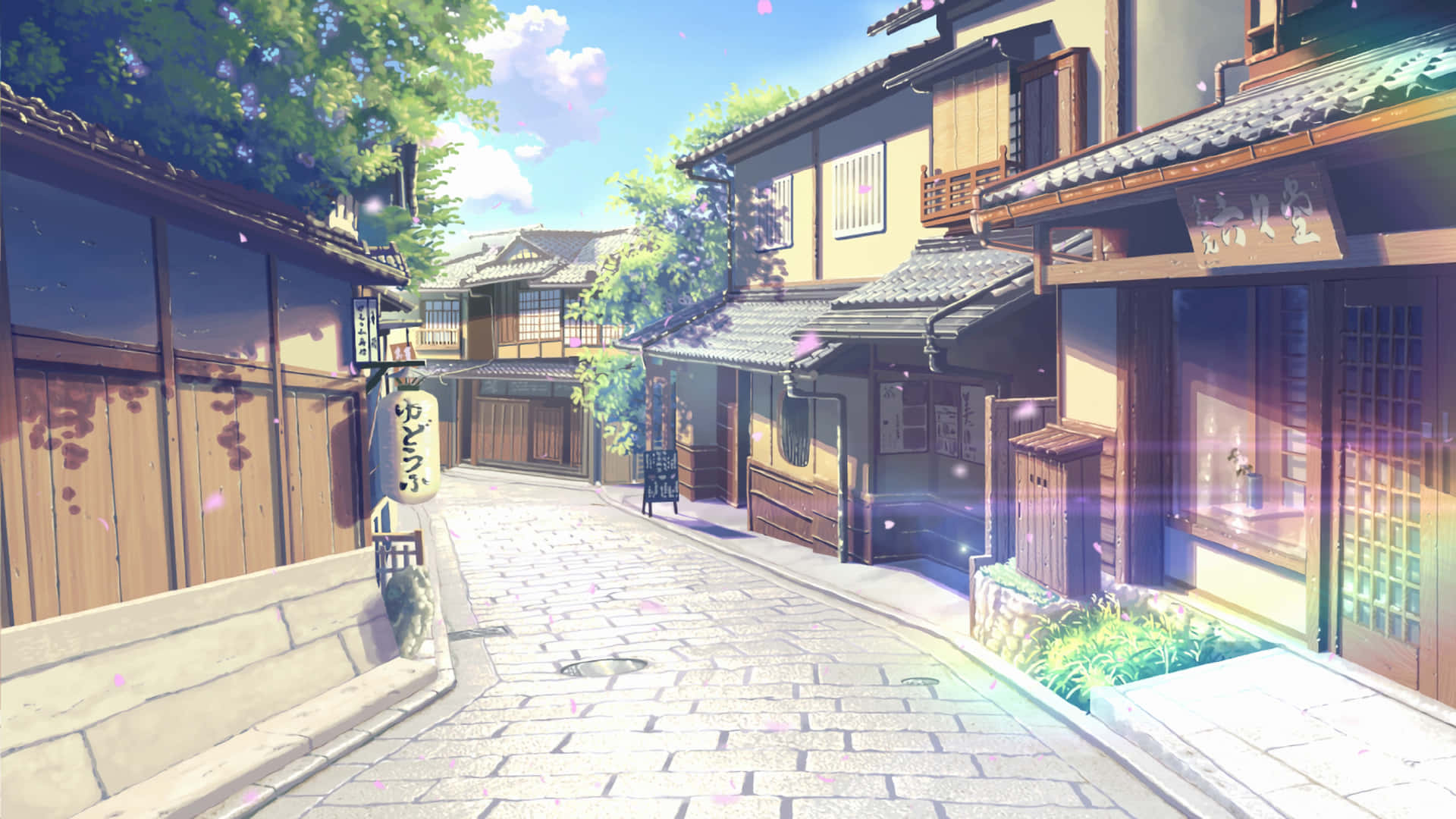 Arte de Casas Estéticas Japonesas para Escritorio Fondos de pantalla