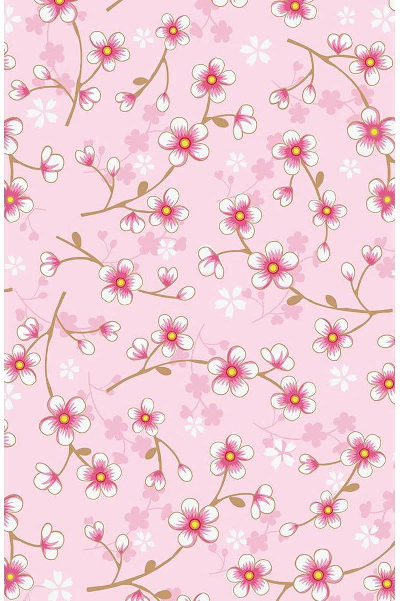 Fondo de Pantalla de Arte de Cerezo Rosa