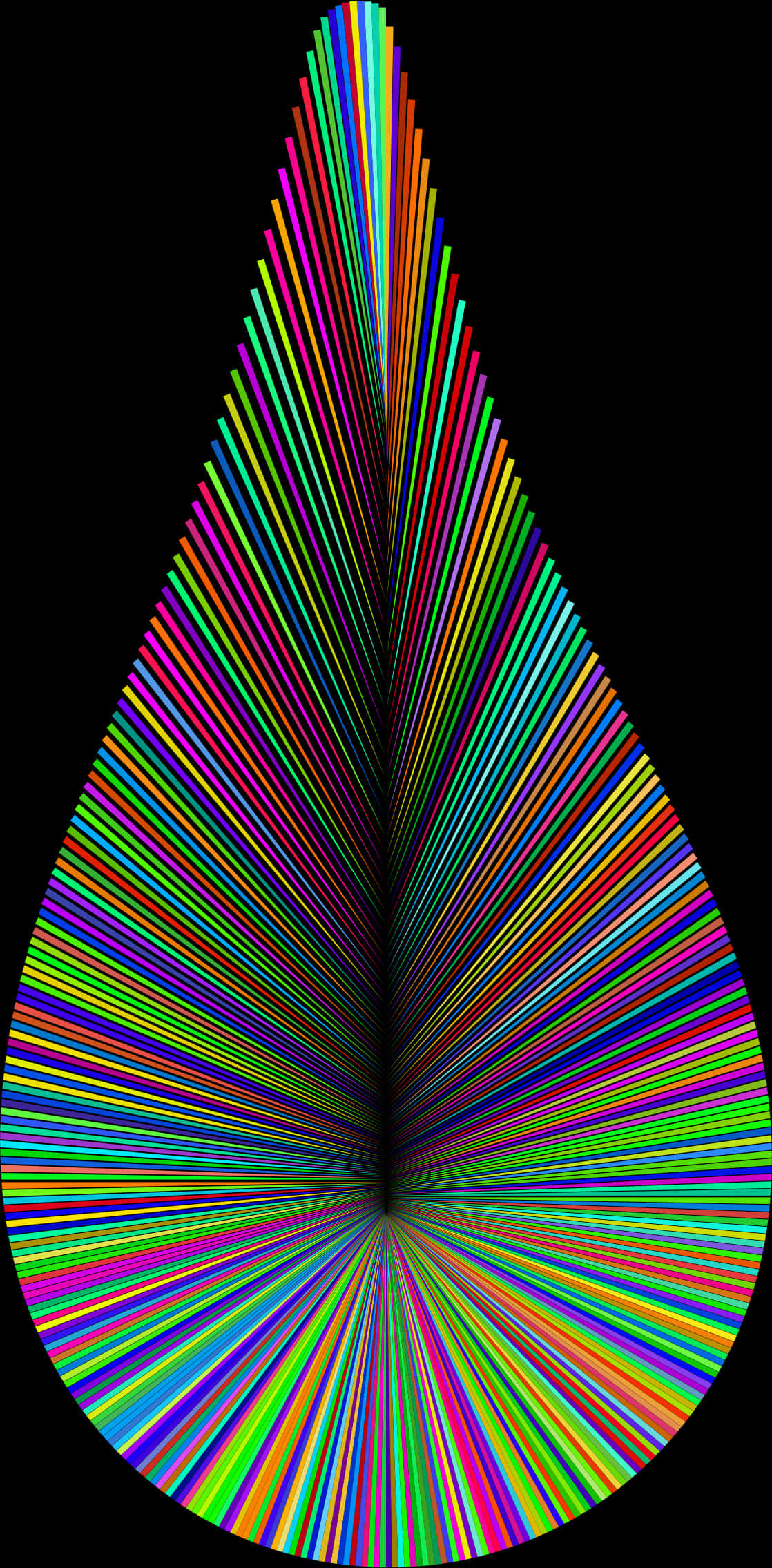 Arte de Espectro de Gotas Coloridas Fondos de pantalla