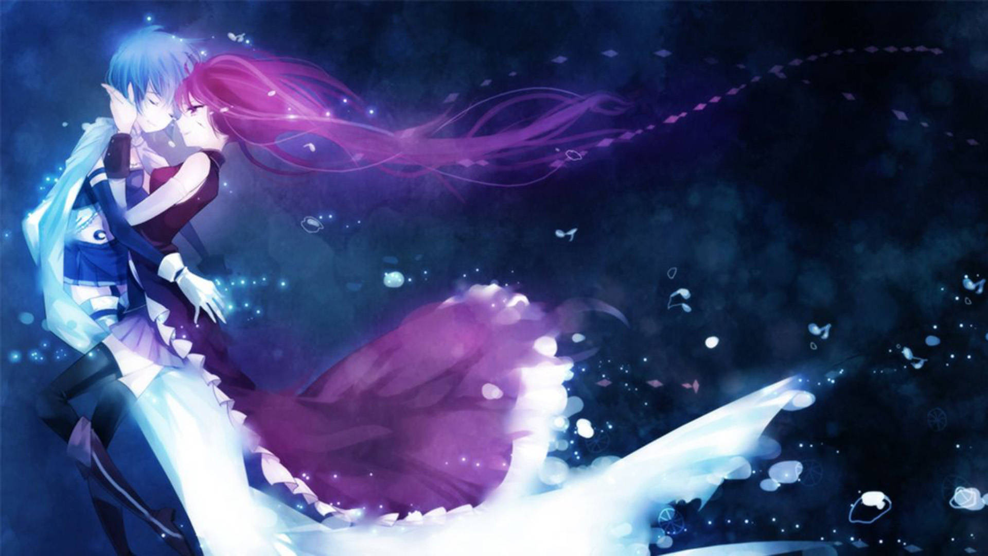 Arte de Fantasía Lésbica Anime Fondos de pantalla