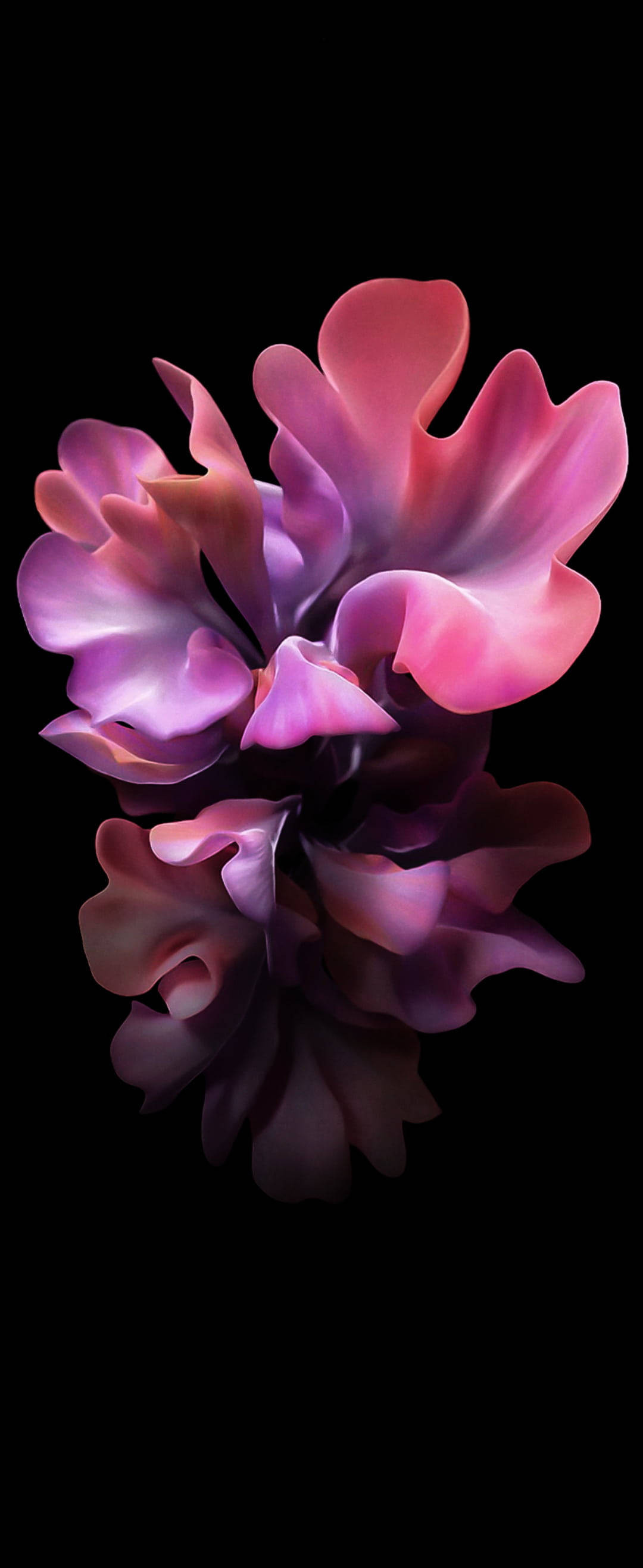 Arte de Flor Roja para Samsung S20 FE Fondos de pantalla
