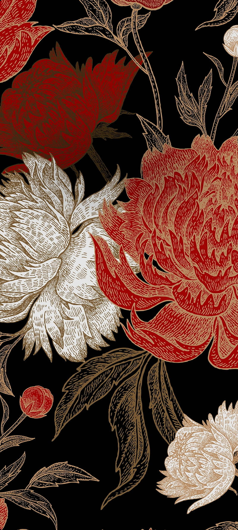 Arte de Flores al Óleo para Samsung M21 Fondos de pantalla