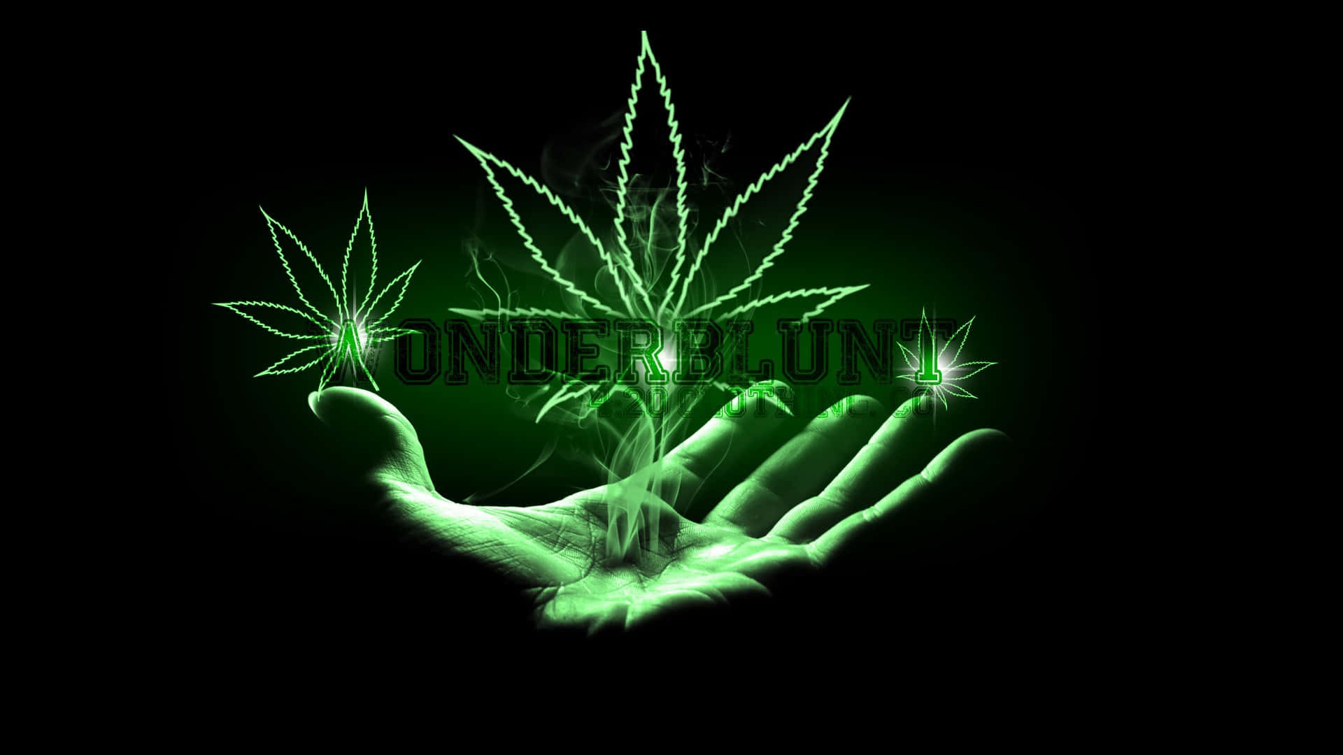 Arte de Ganja Neón Fondos de pantalla