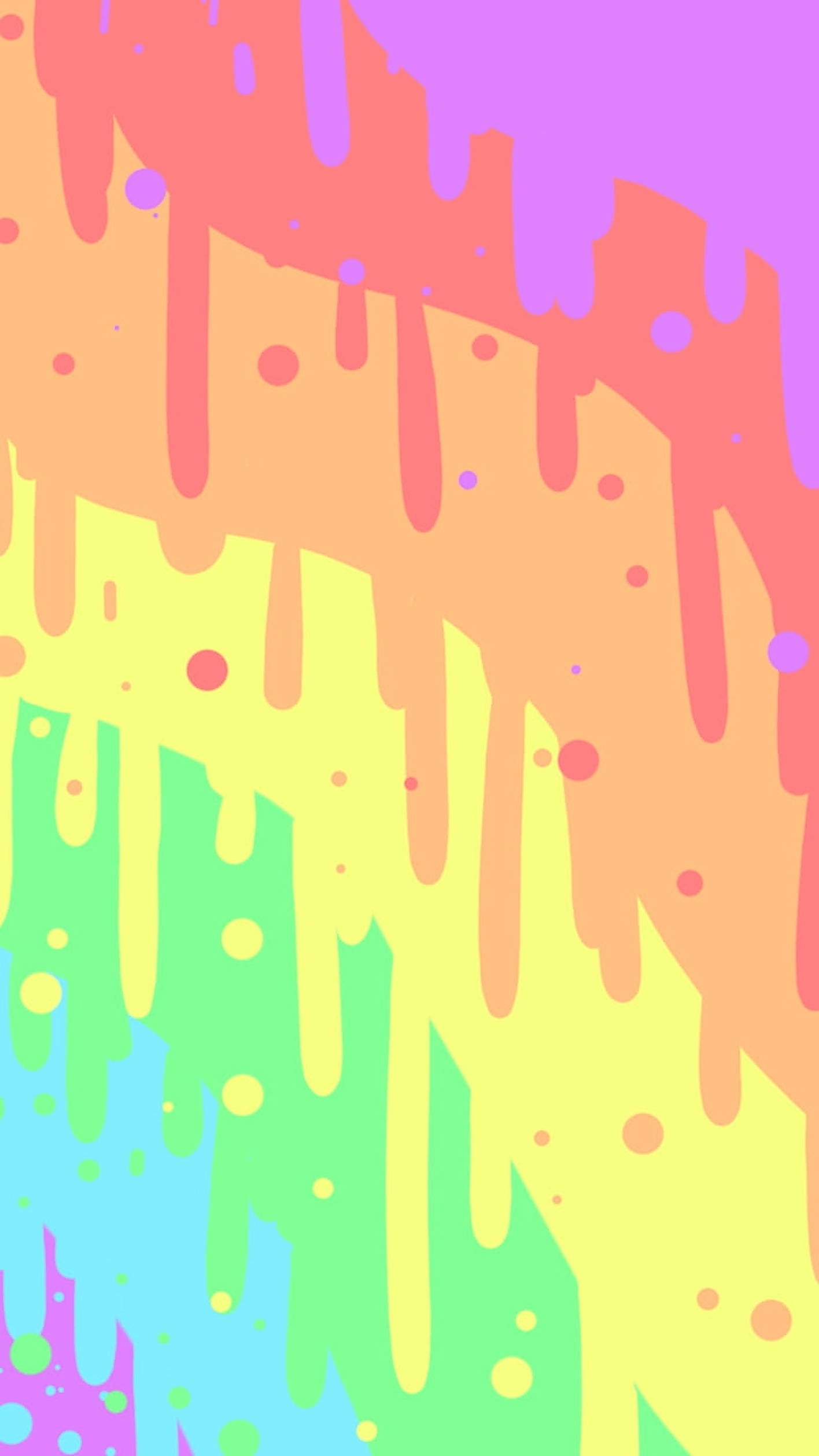 Arte de goteo arcoíris pastel Fondos de pantalla