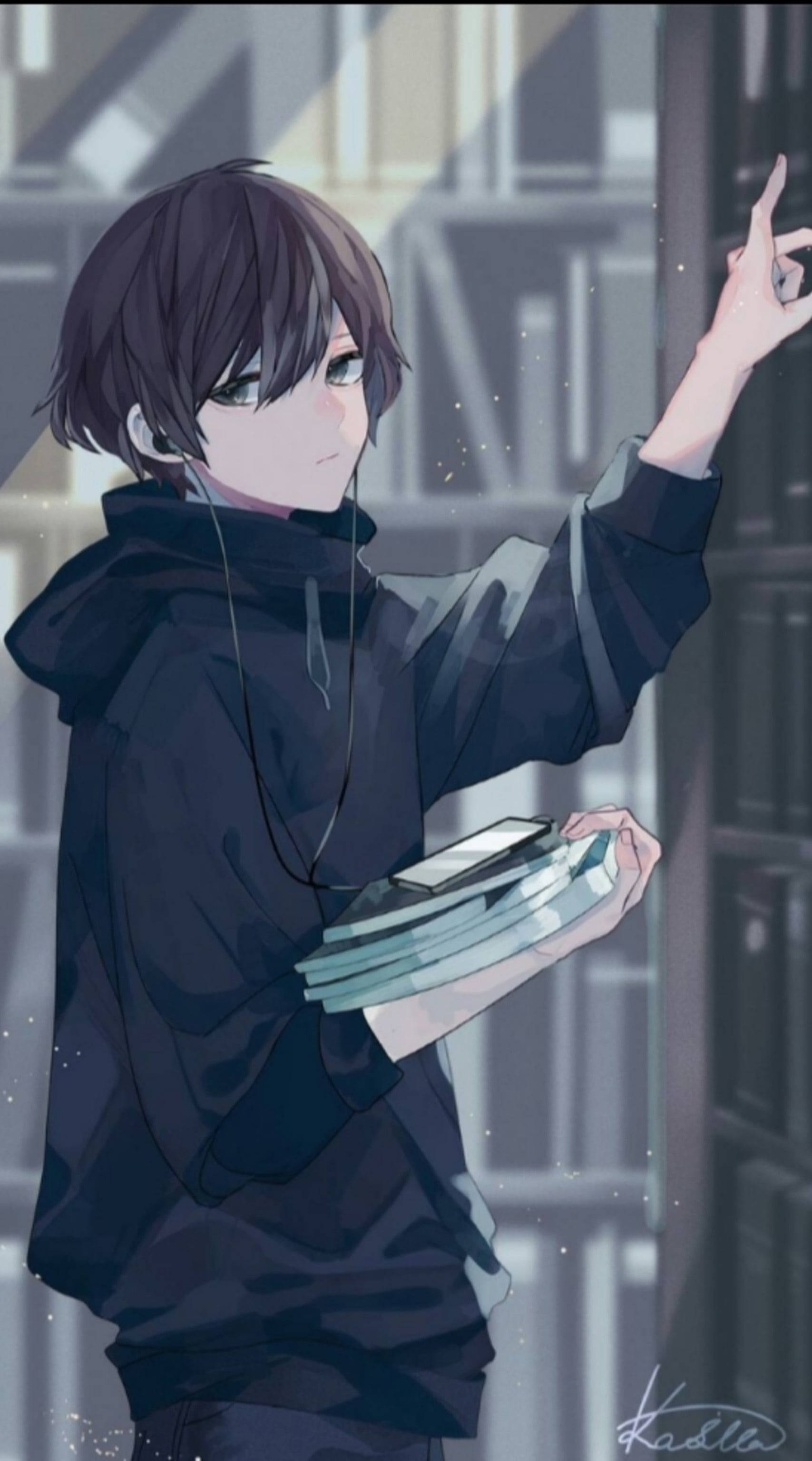 Arte de Izumi Miyamura, un chico triste y peculiar con libros Fondos de pantalla