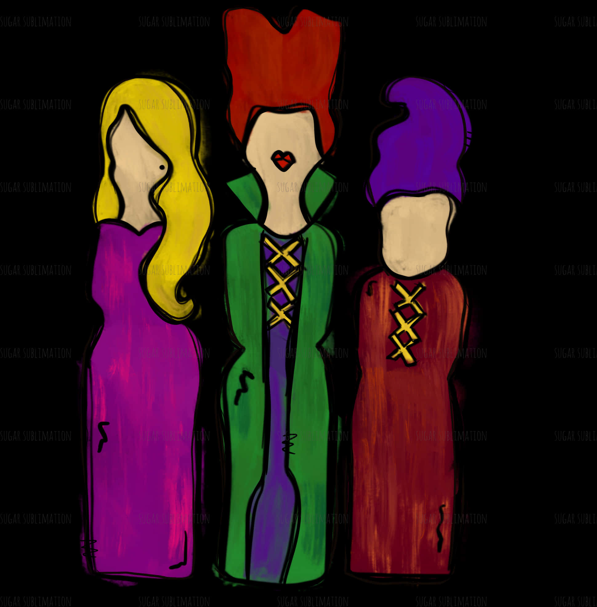 Arte de las Hermanas Sanderson de Hocus Pocus Fondos de pantalla